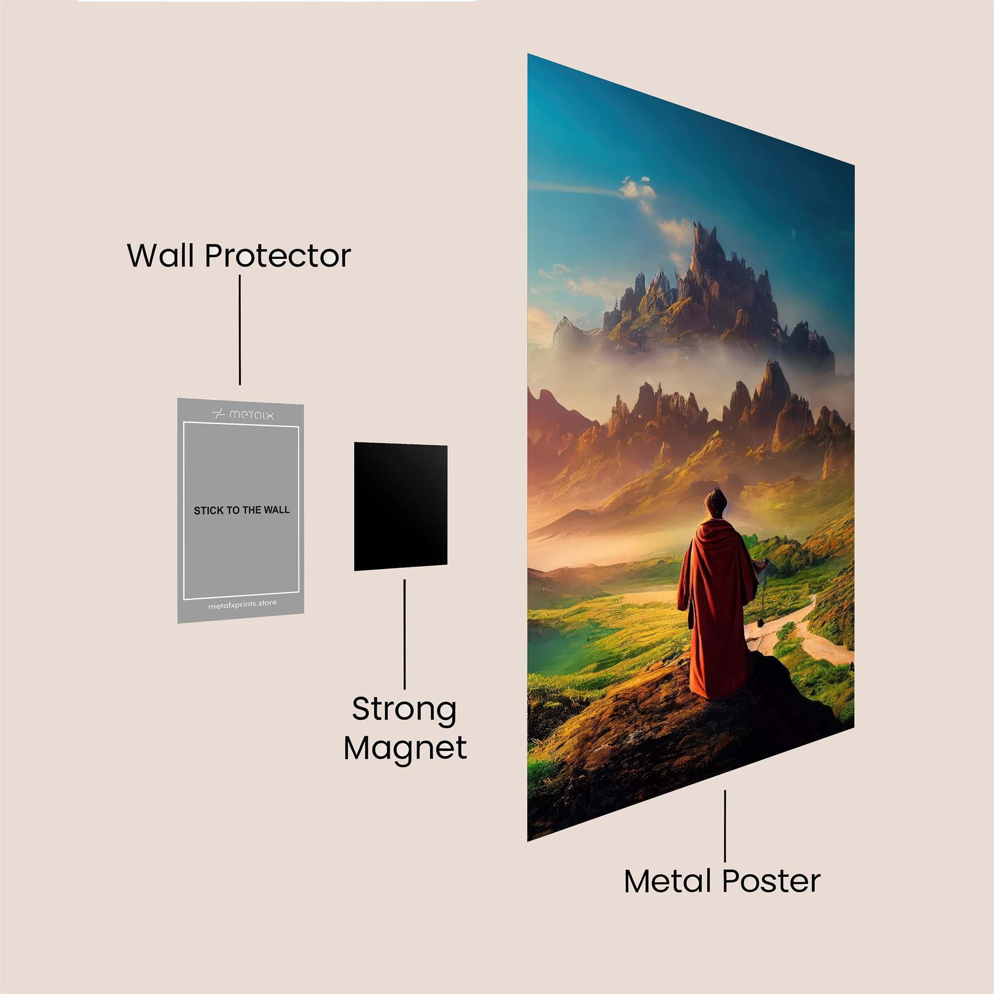 Mystic Quest Safe Wall Magnetic / M