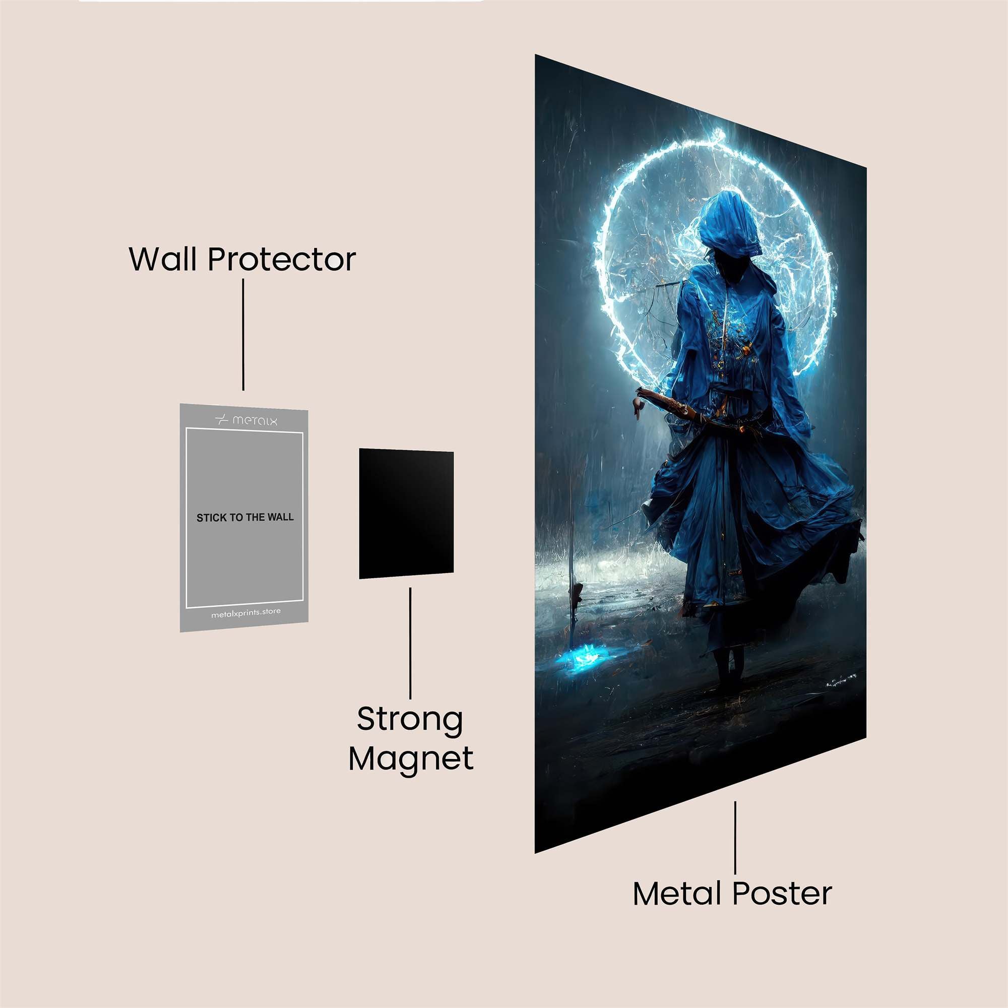 Sorcerer's Serenity Safe Wall Magnetic / M