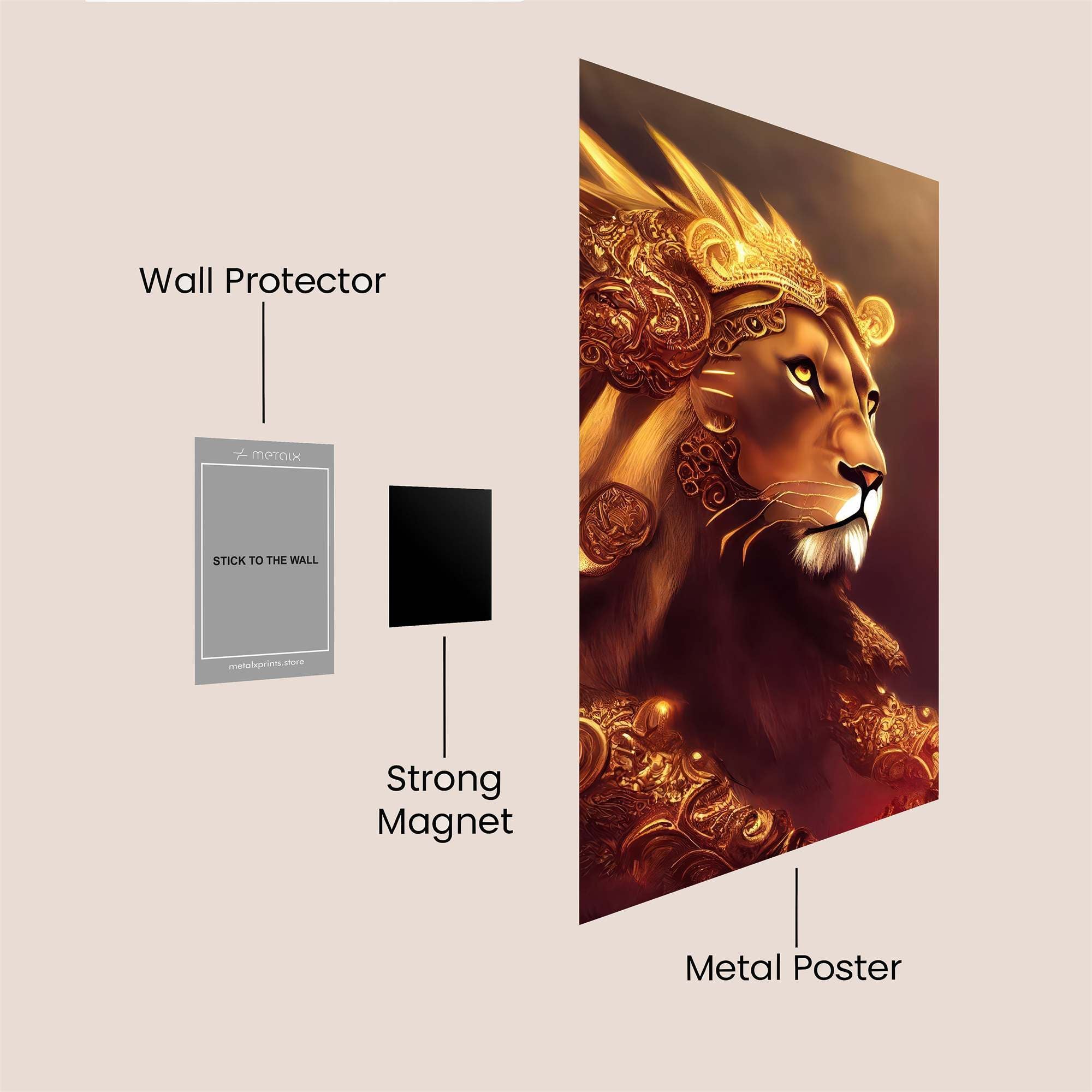 Regal Majesty Safe Wall Magnetic / M