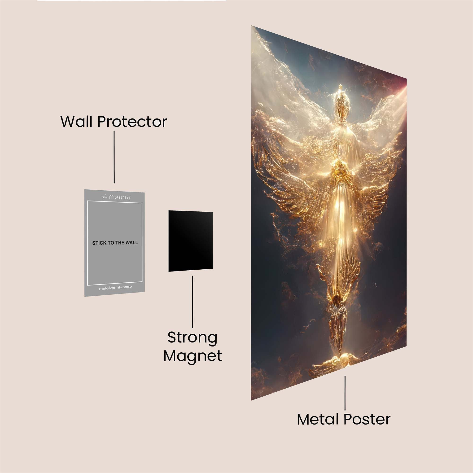 Angel Radiance Safe Wall Magnetic / M