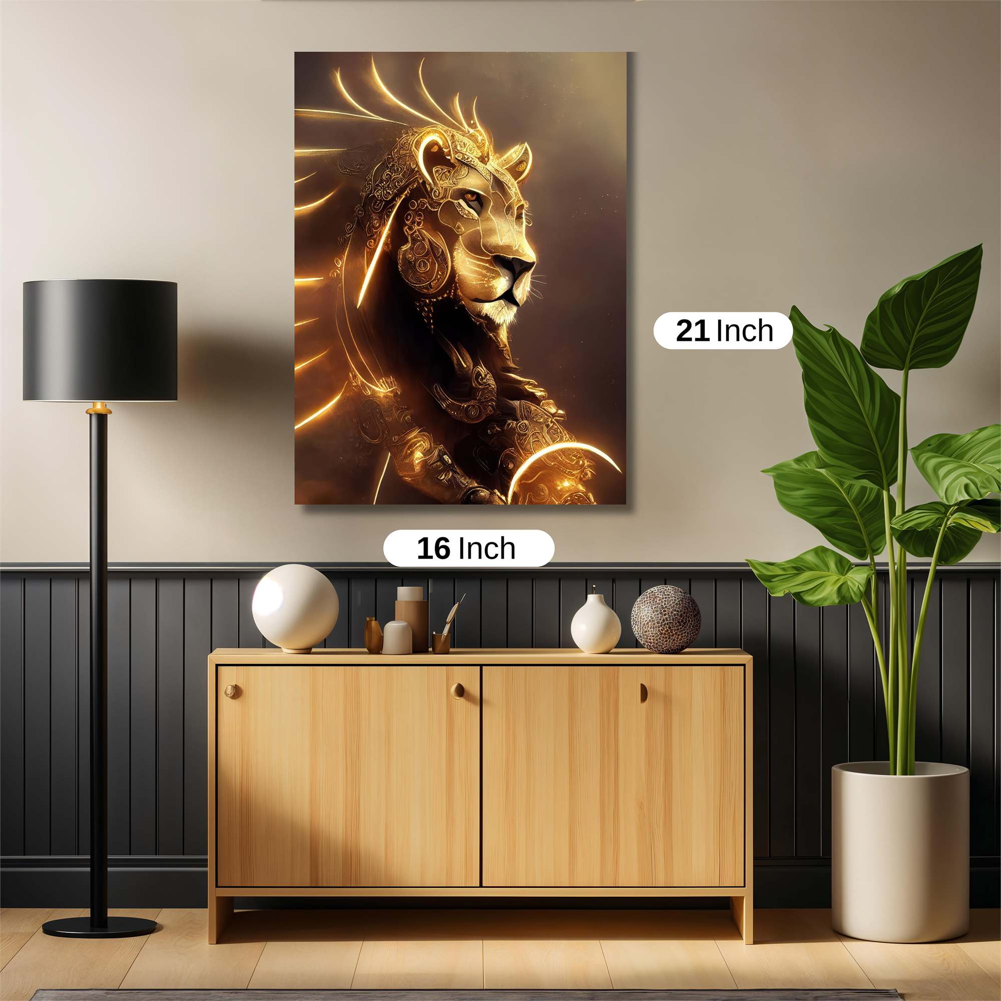 Lion Radiant Safe Wall Magnetic / M