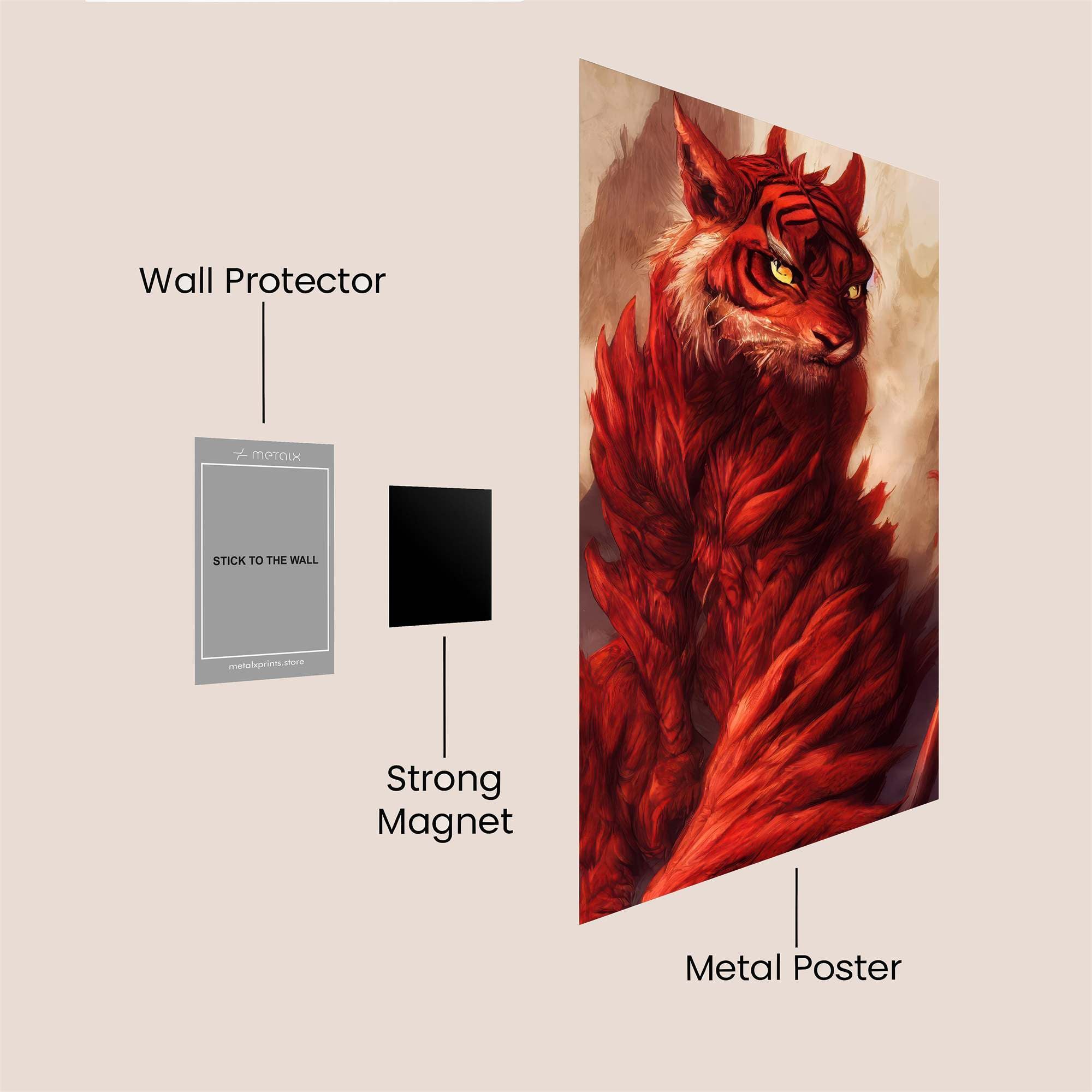 Firebrand Fury Safe Wall Magnetic / M