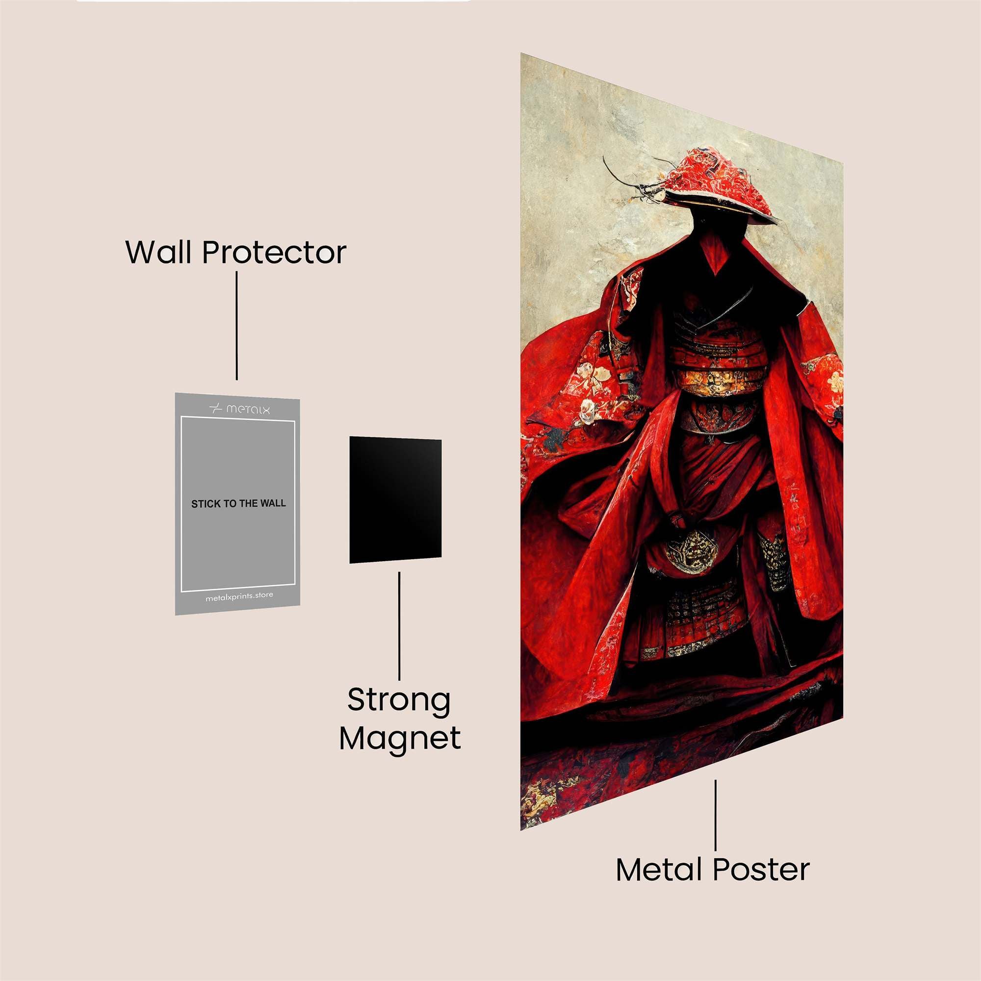 Samurai Serenity Safe Wall Magnetic / M