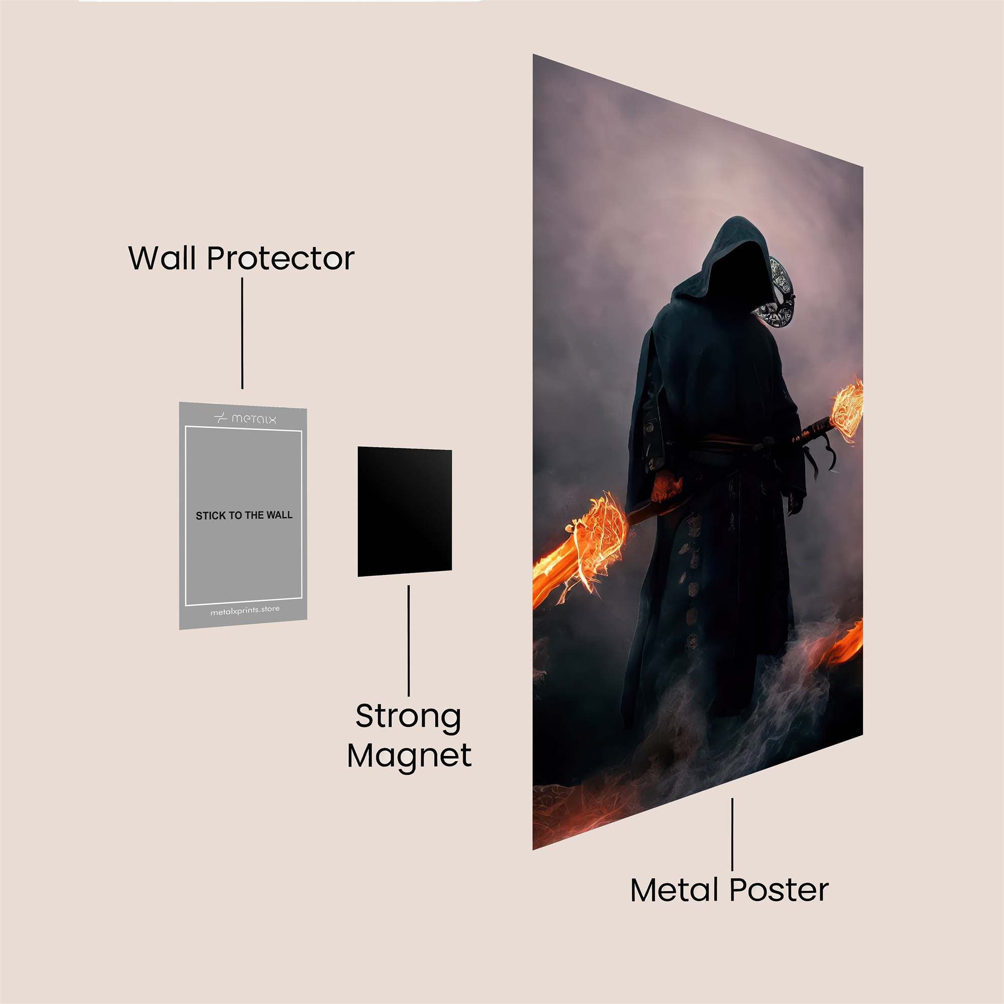 Reaper Enigmatic Safe Wall Magnetic / M