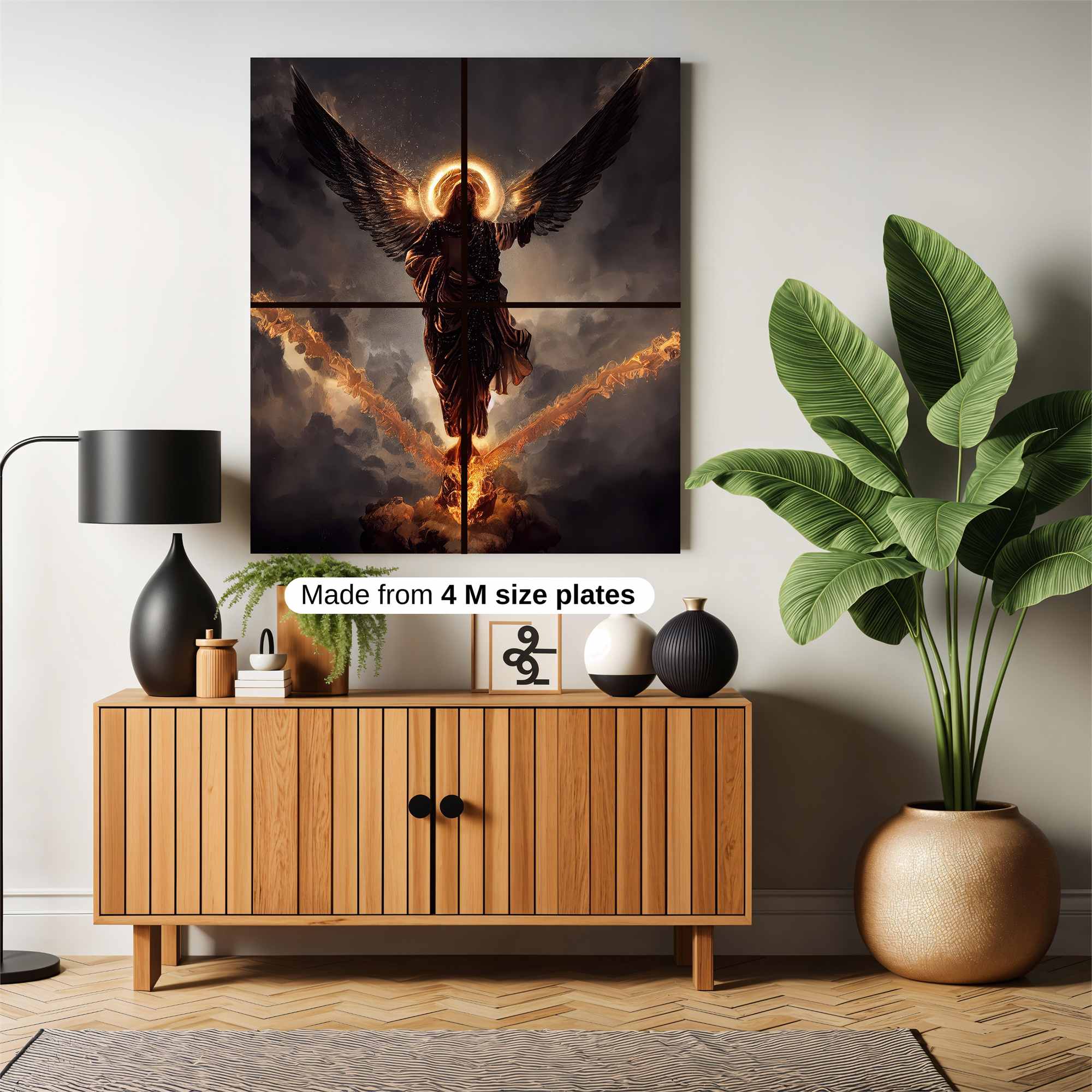 Angel Ascends Safe Wall Magnetic / M