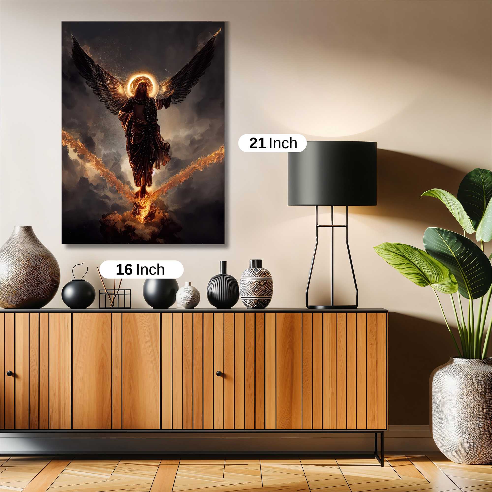 Angel Ascends Safe Wall Magnetic / M