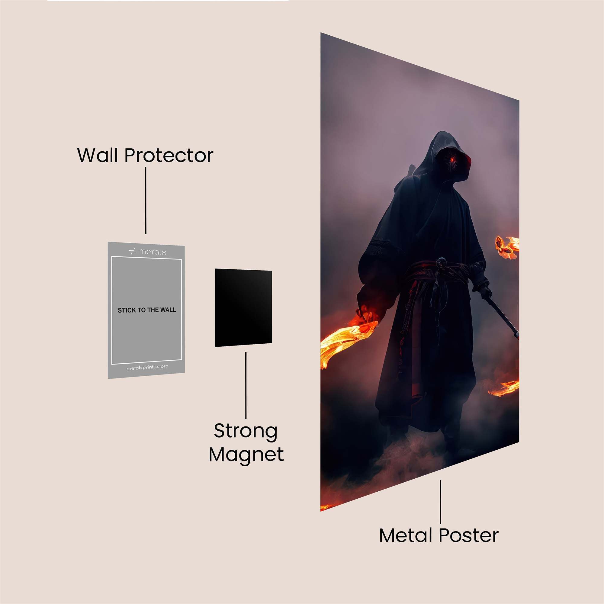 Pyromancer Enigma Safe Wall Magnetic / M