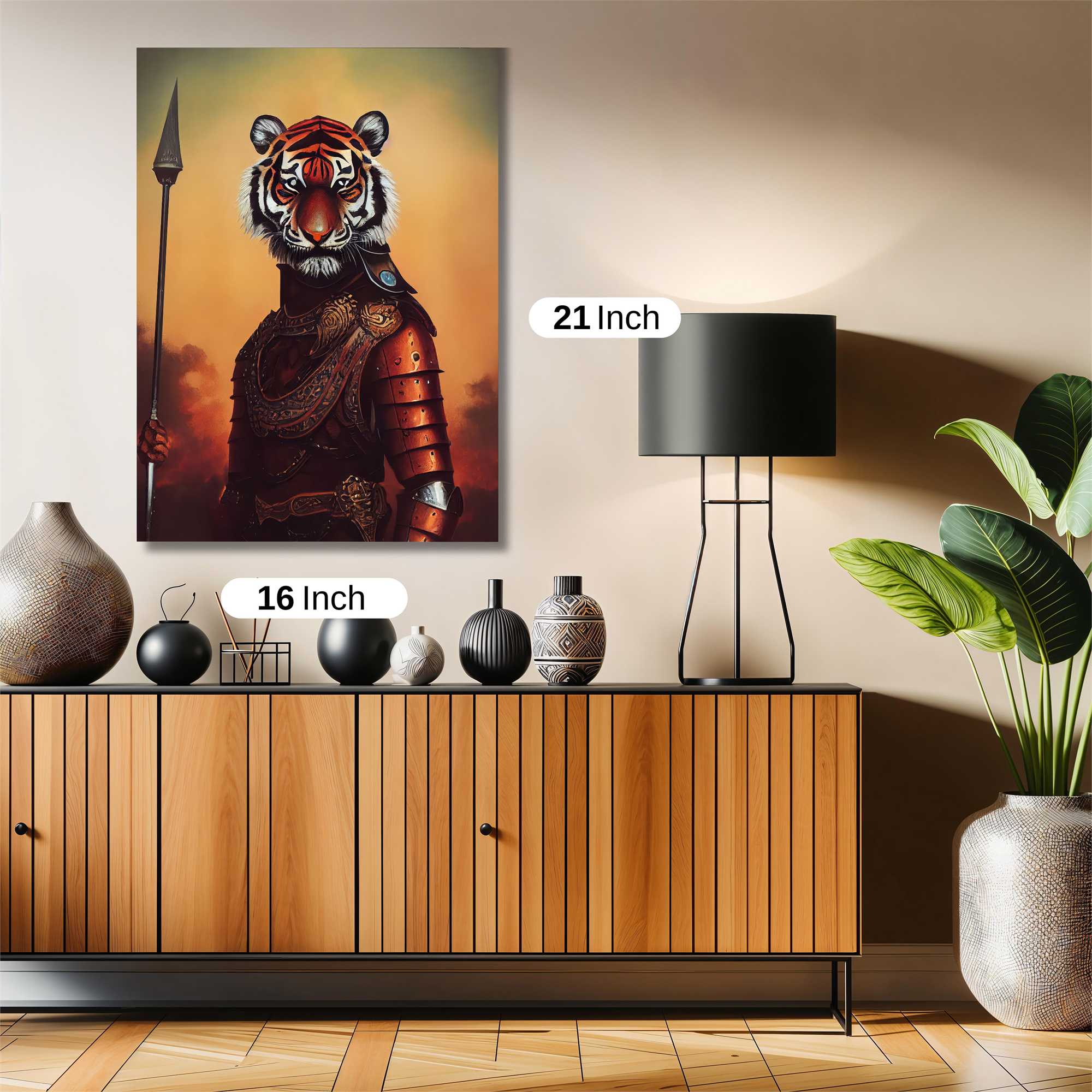 Tiger Warrior Safe Wall Magnetic / M
