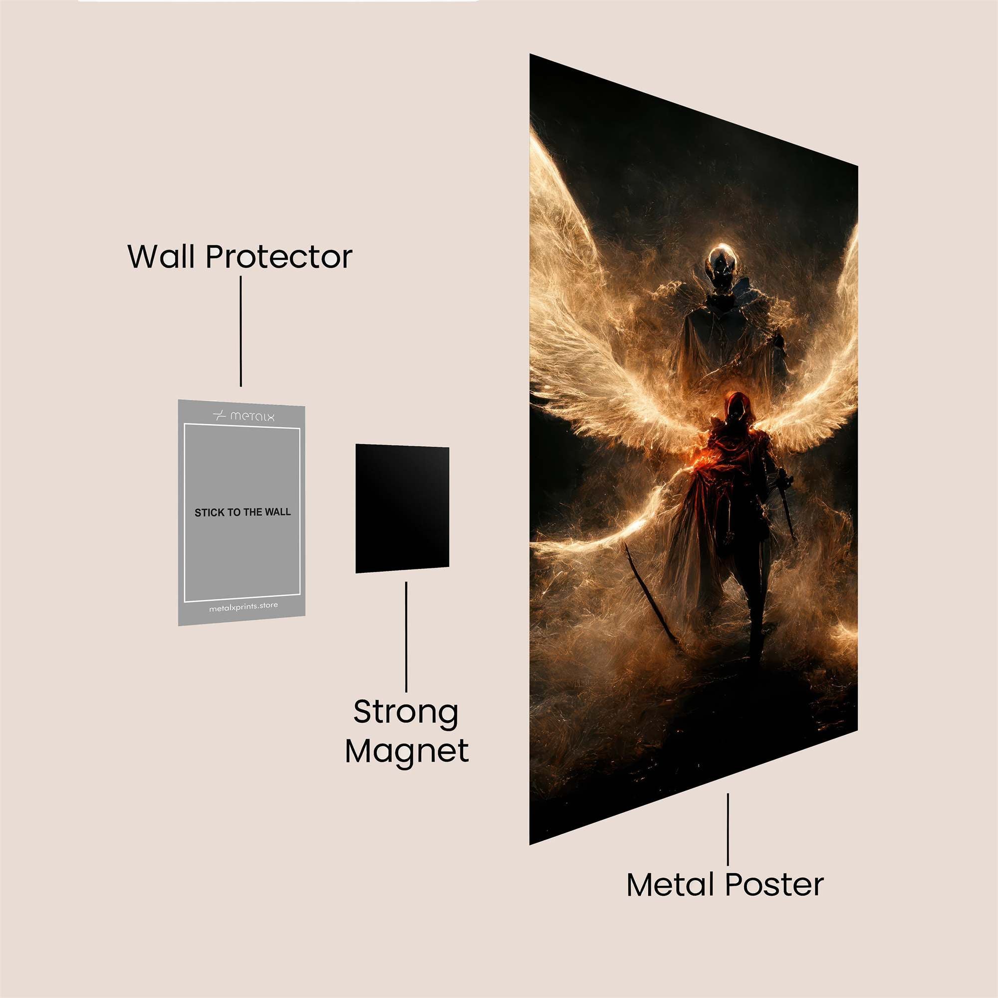 Divine Descent Safe Wall Magnetic / M
