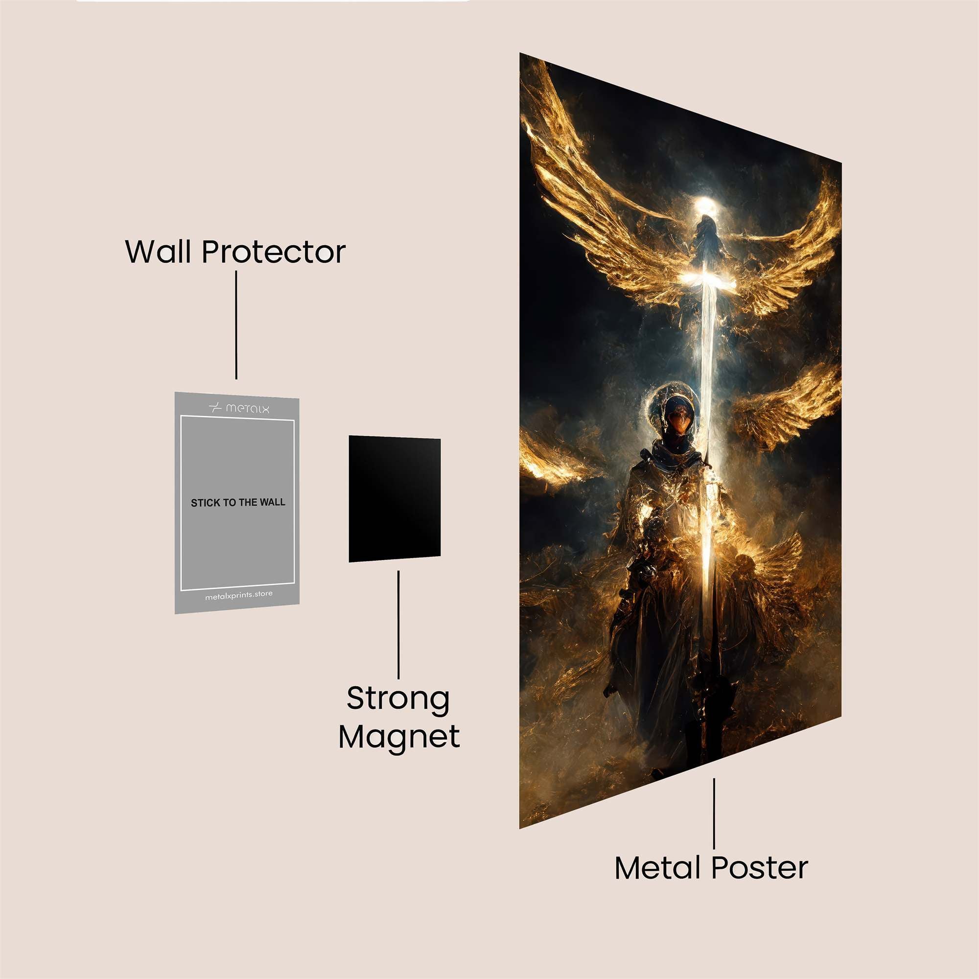 Guardian Radiant Safe Wall Magnetic / M