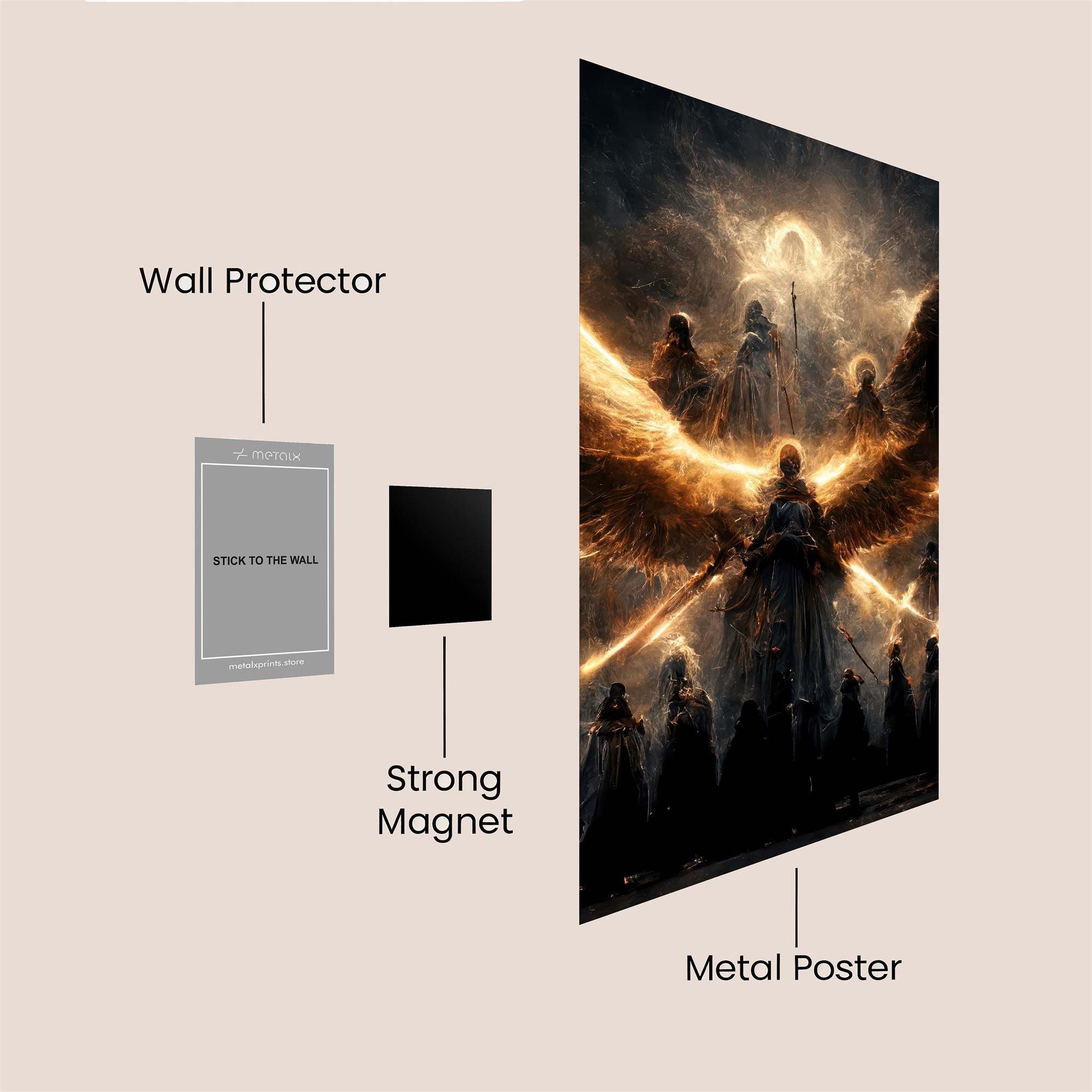 Archangel Radiant Safe Wall Magnetic / M