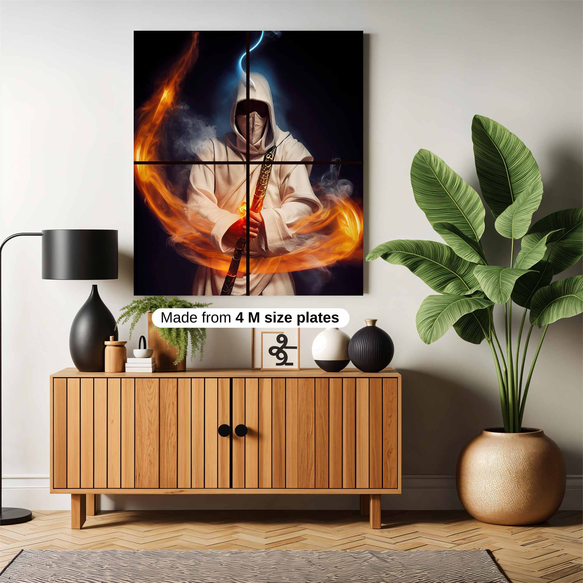 Mystic Warrior Safe Wall Magnetic / M