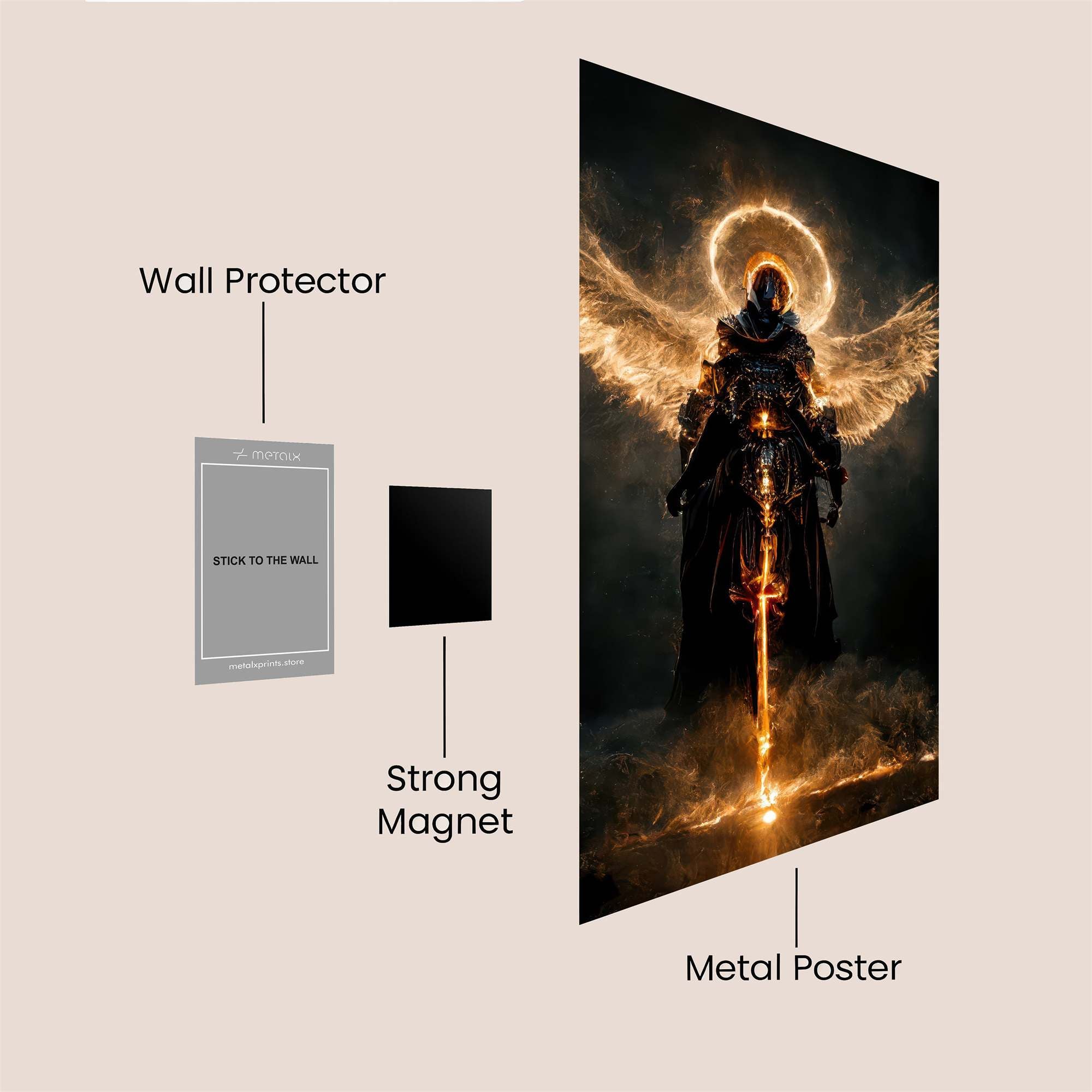Archangel Radiant Safe Wall Magnetic / M