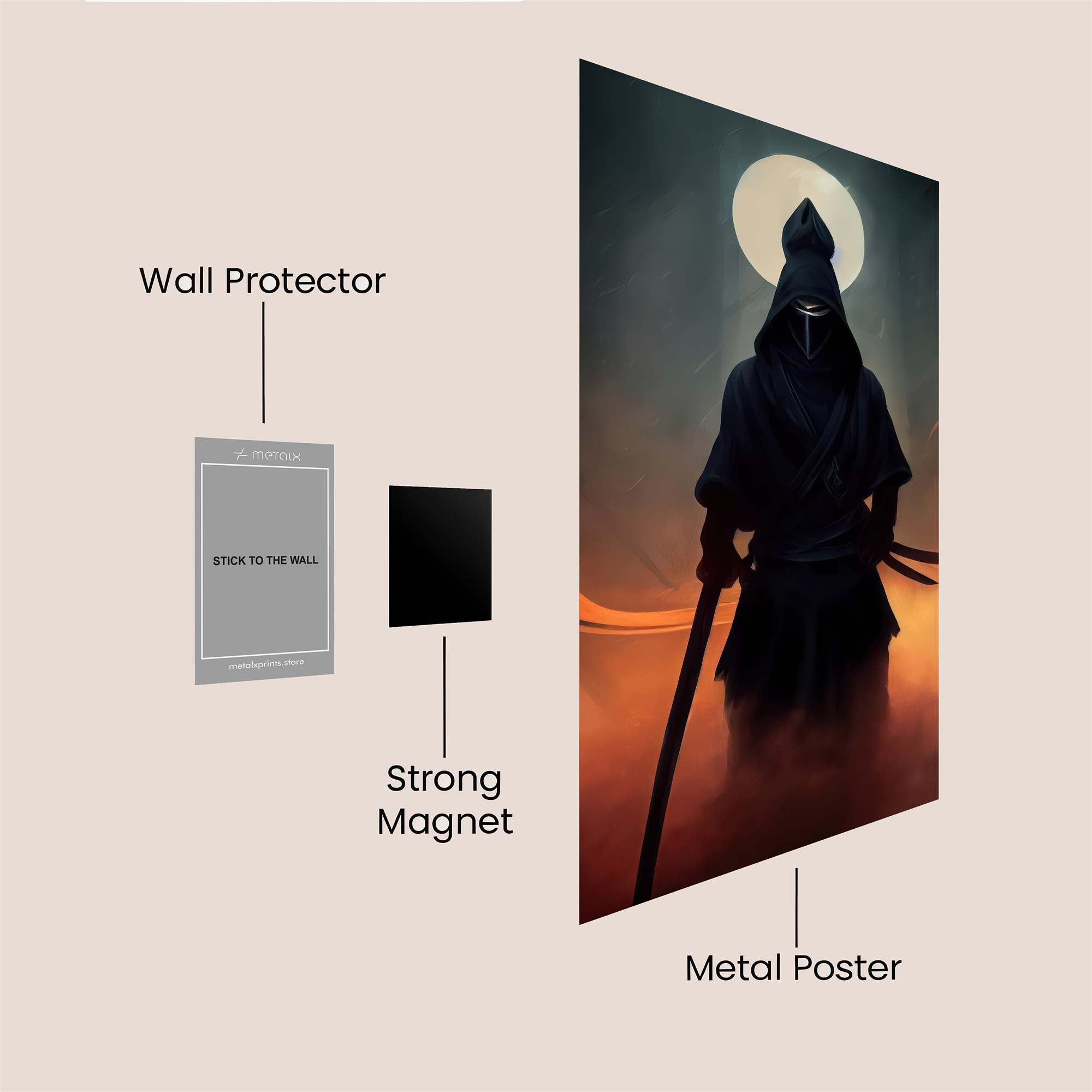 Ninja Enigma Safe Wall Magnetic / M