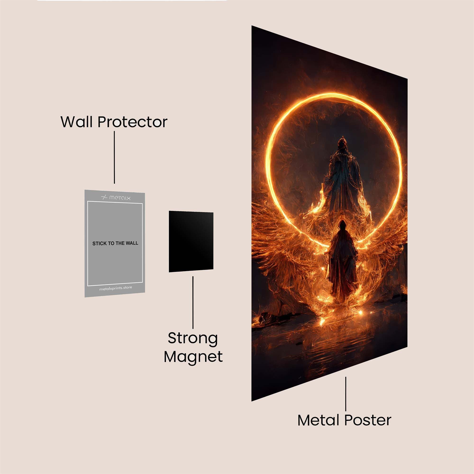 Phoenix Ascension Safe Wall Magnetic / M