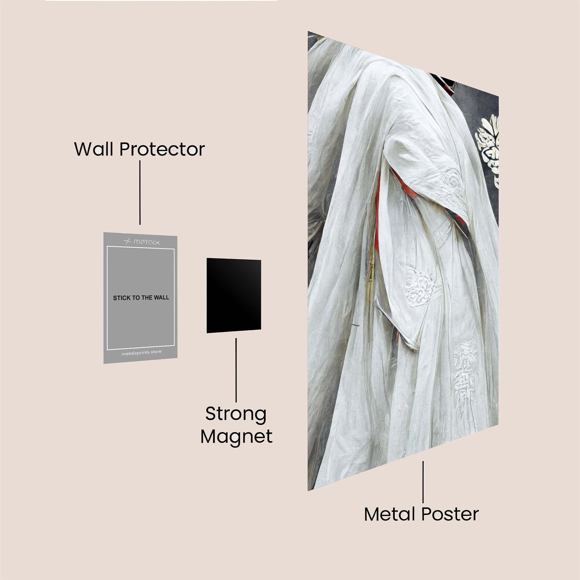 Kimono Serenity Safe Wall Magnetic / M