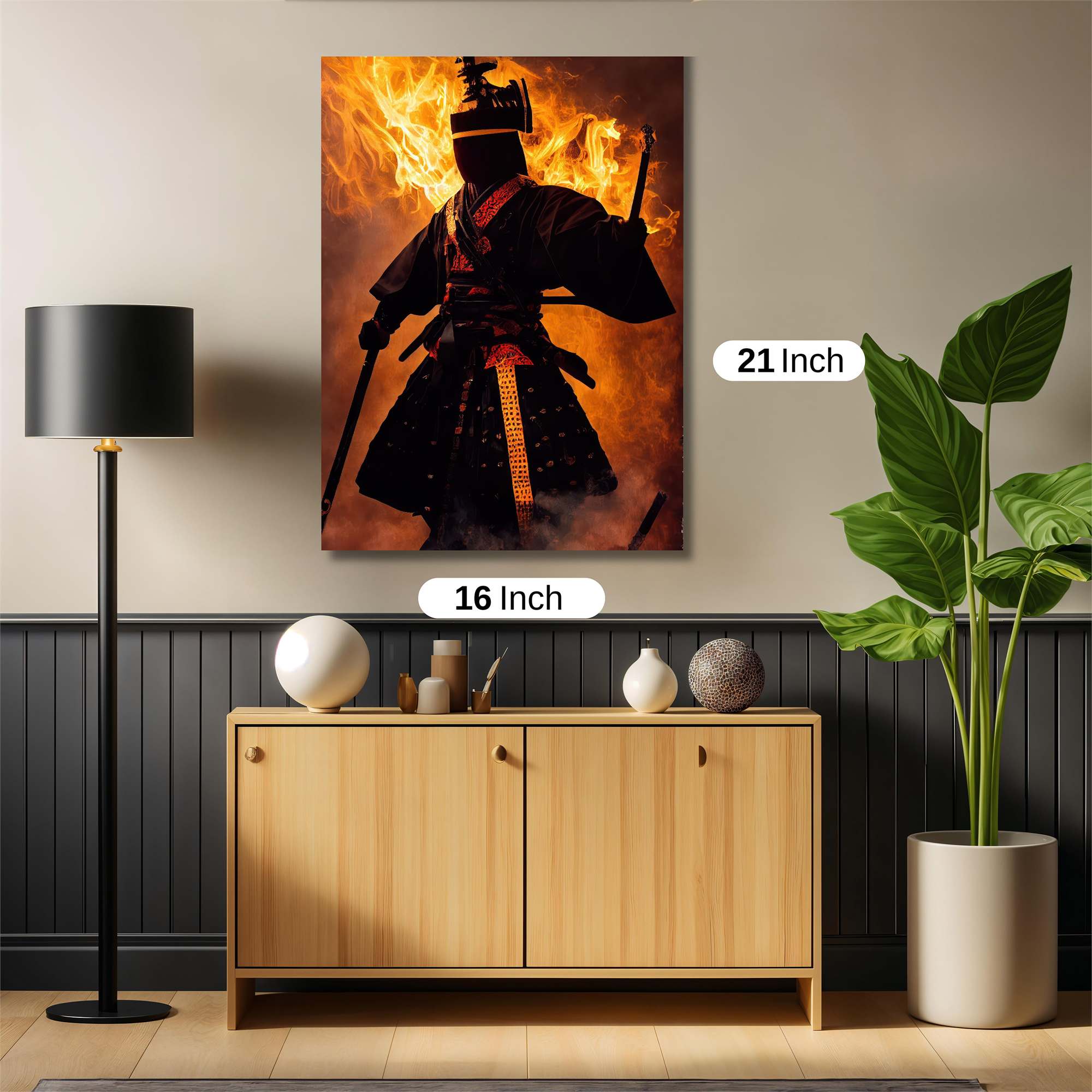 Samurai Blaze Safe Wall Magnetic / M