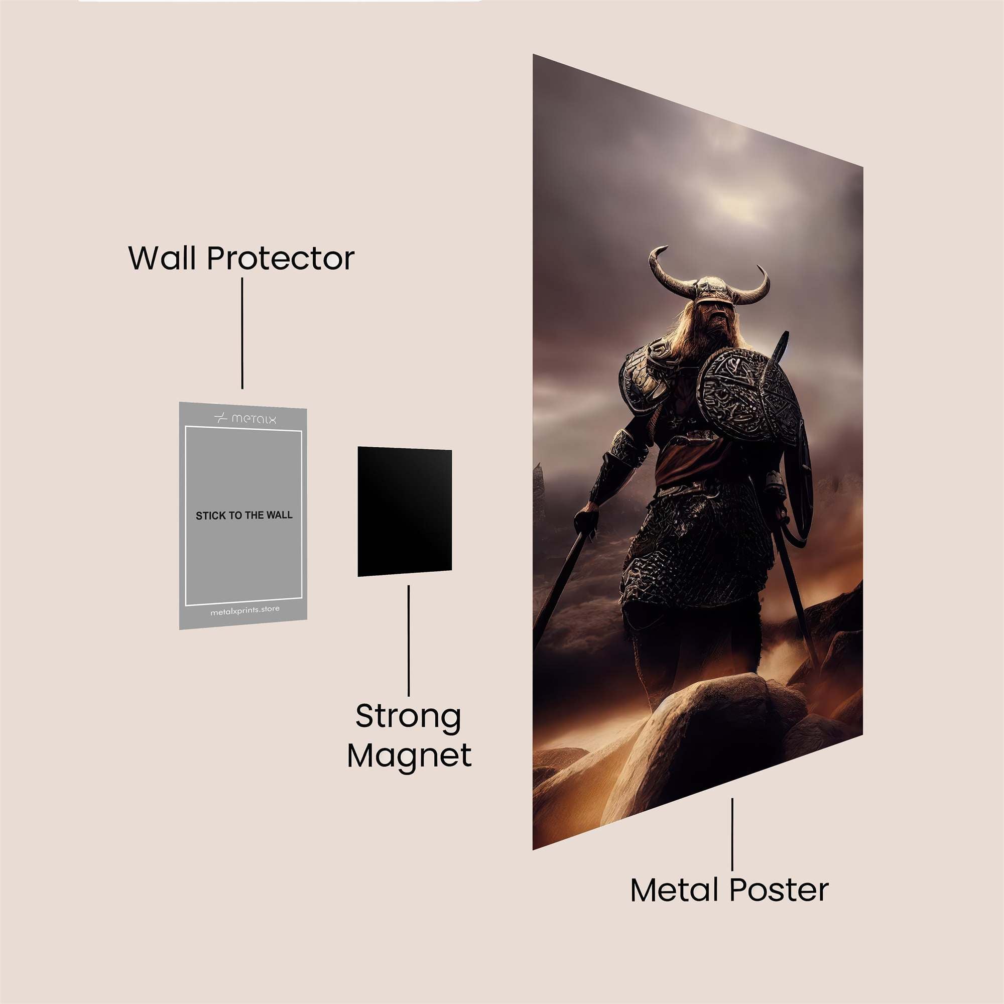 Viking Valor Safe Wall Magnetic / M