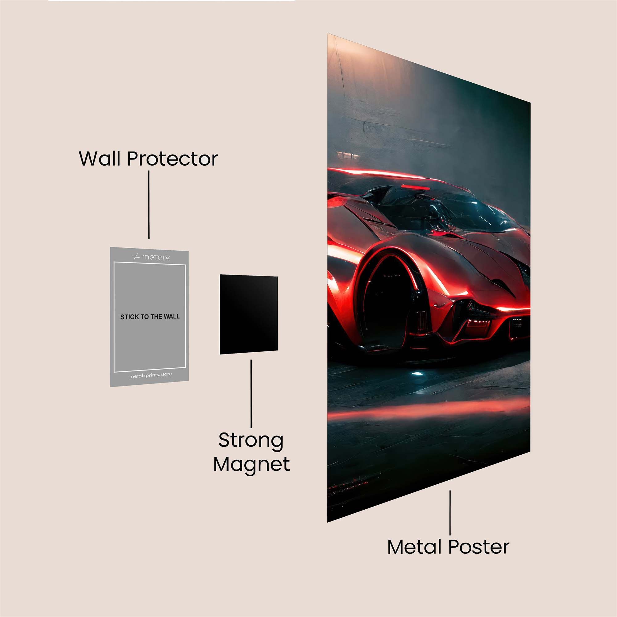 Hypercar Enigma Safe Wall Magnetic / M