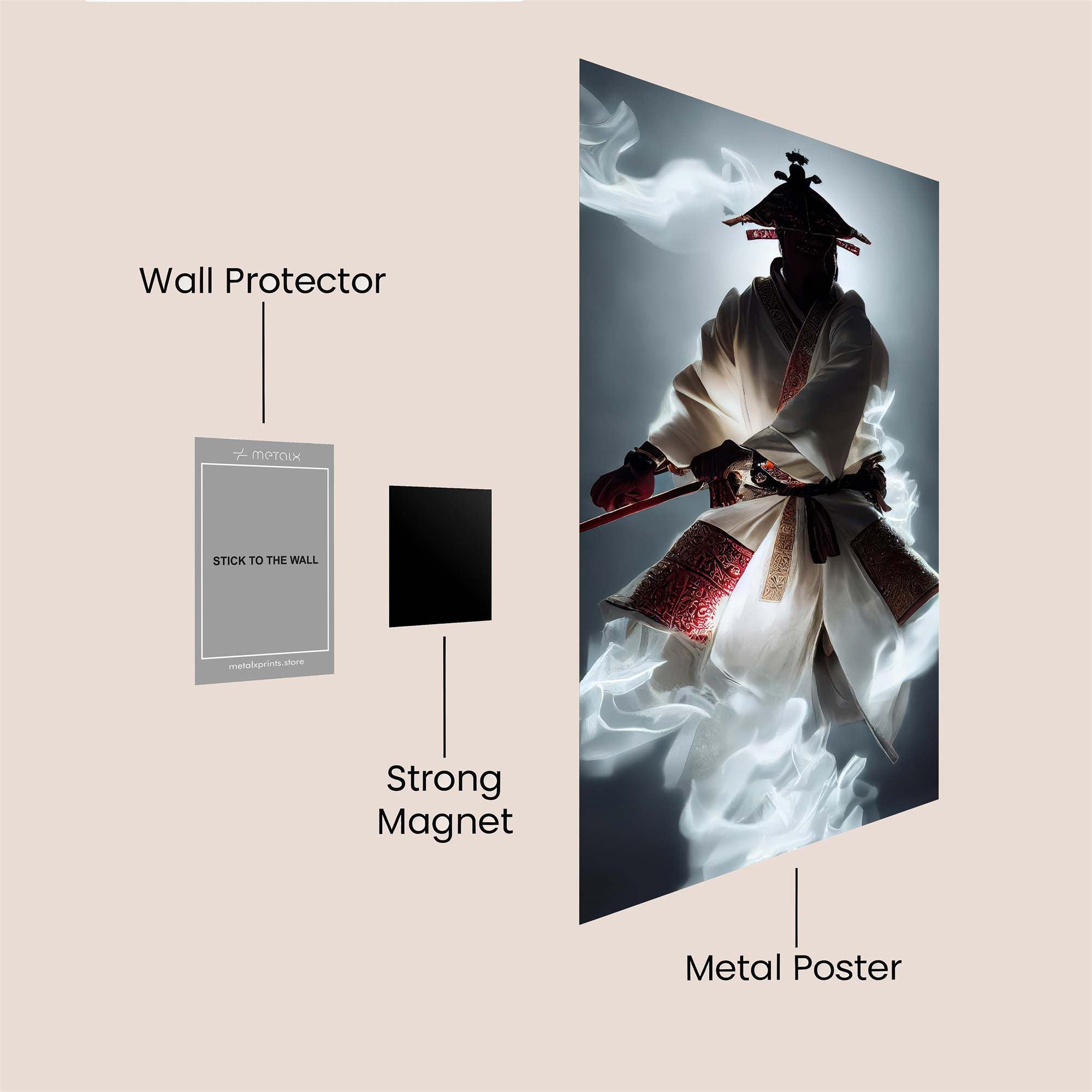 Samurai Spirit Safe Wall Magnetic / M