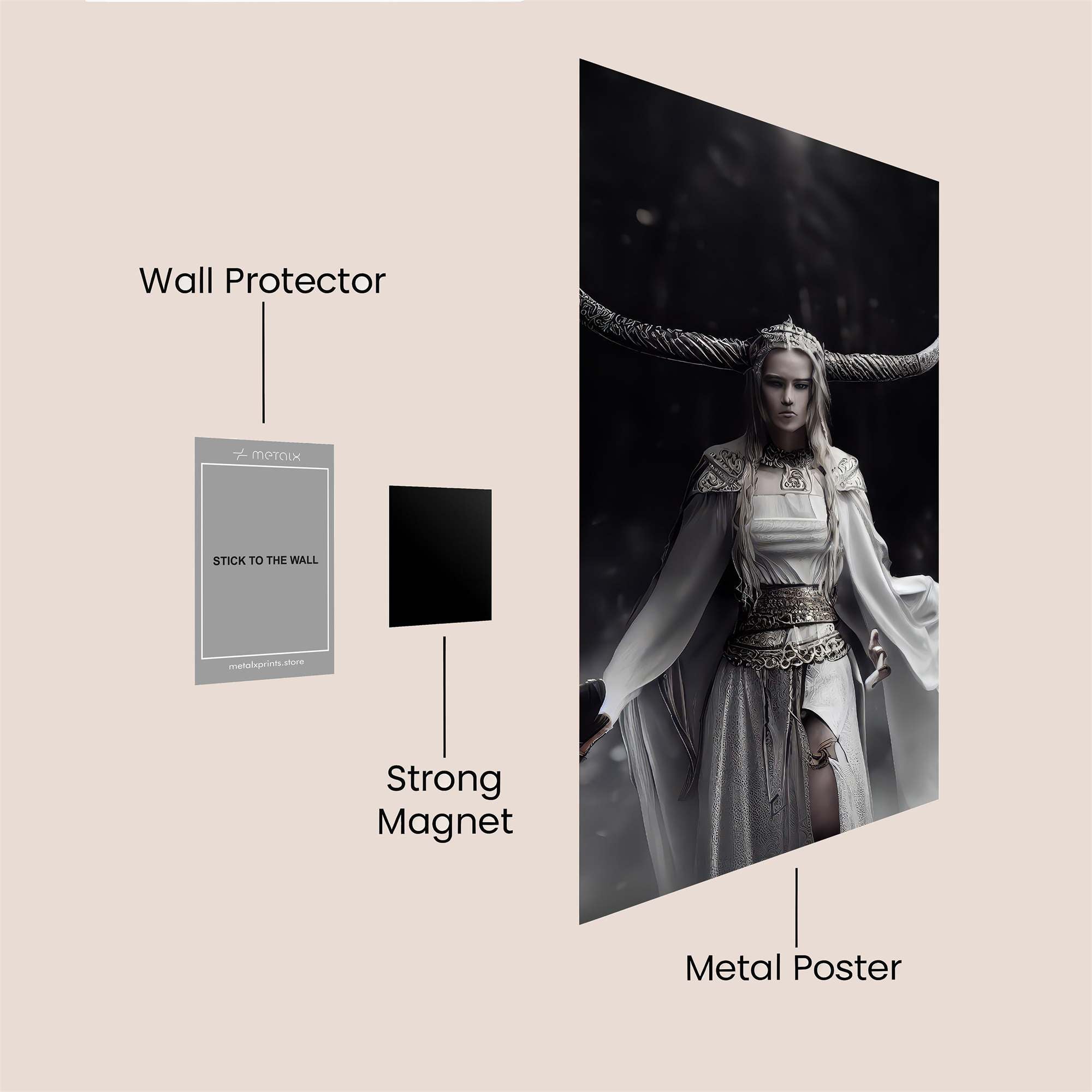 Valkyrie Enigmatic Safe Wall Magnetic / M