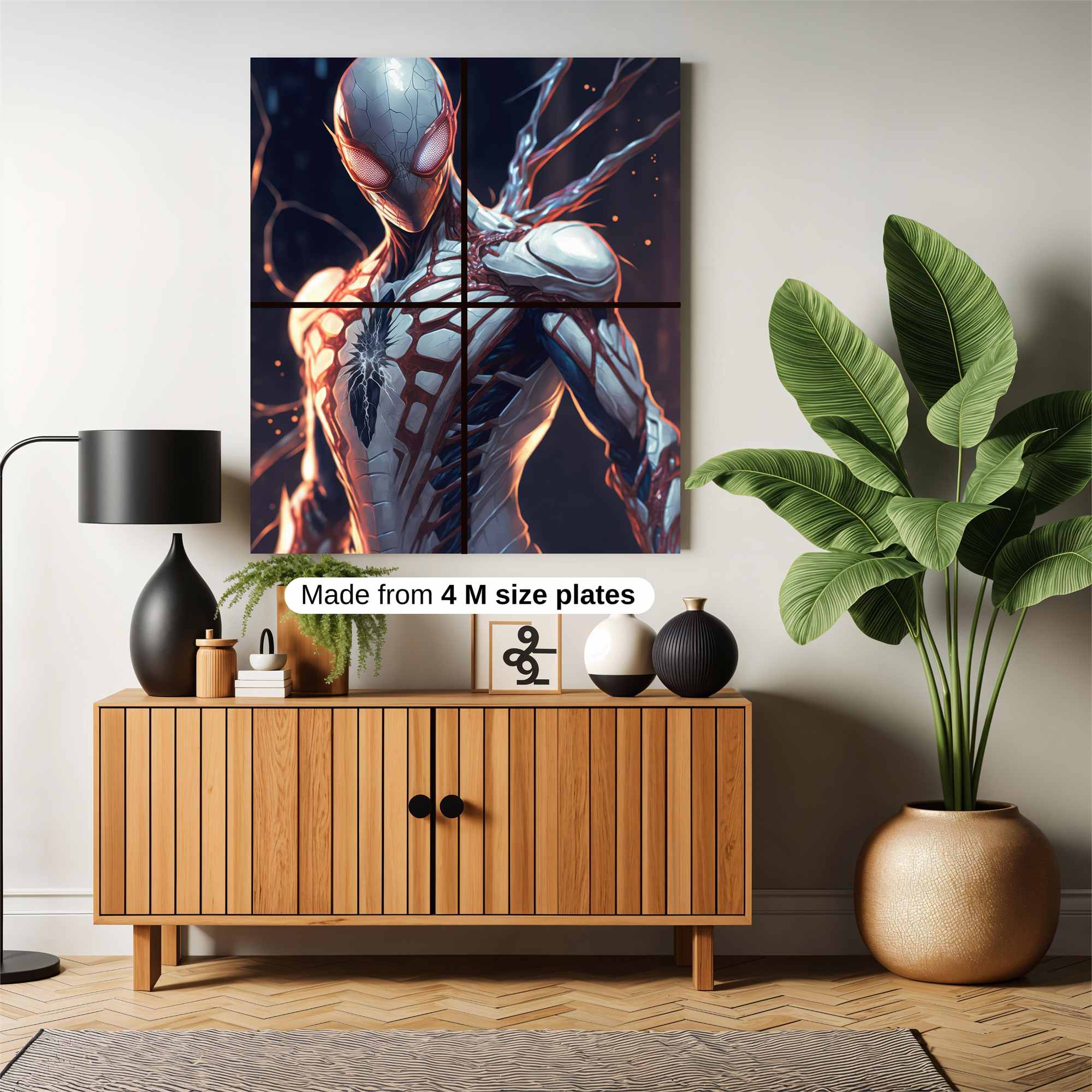 Spider Menace Safe Wall Magnetic / M