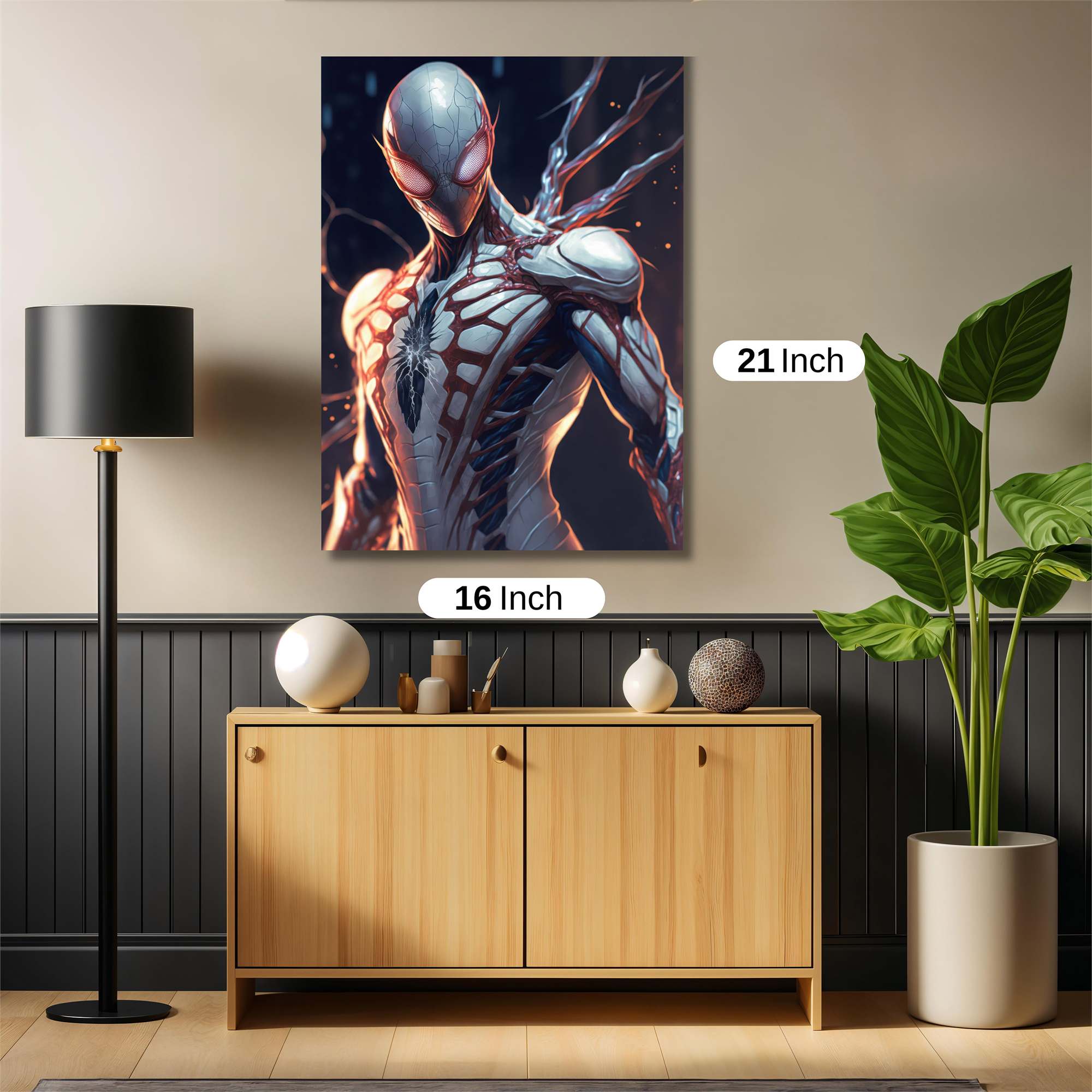 Spider Menace Safe Wall Magnetic / M