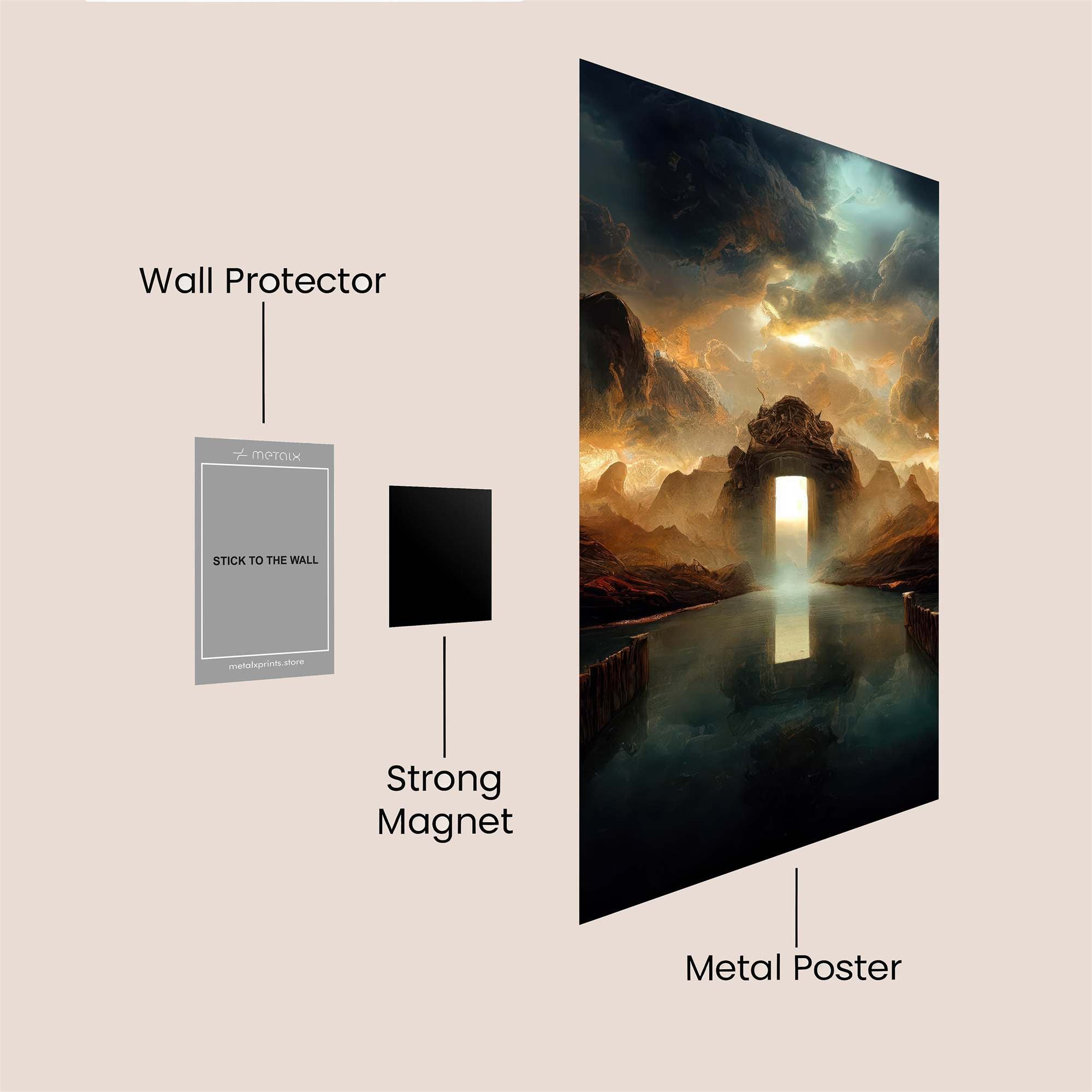 Portal Elysium Safe Wall Magnetic / M