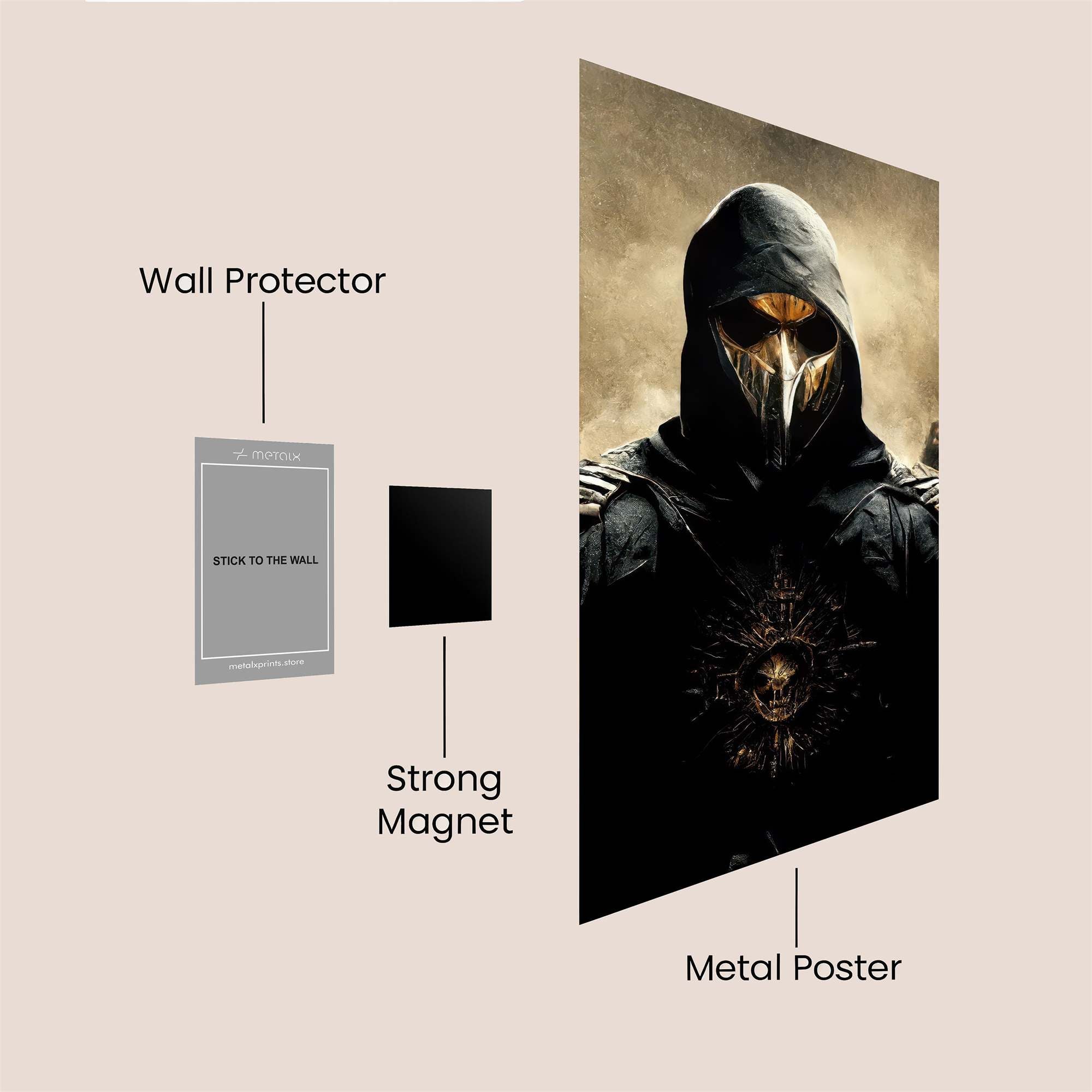 Plague Omen Safe Wall Magnetic / M