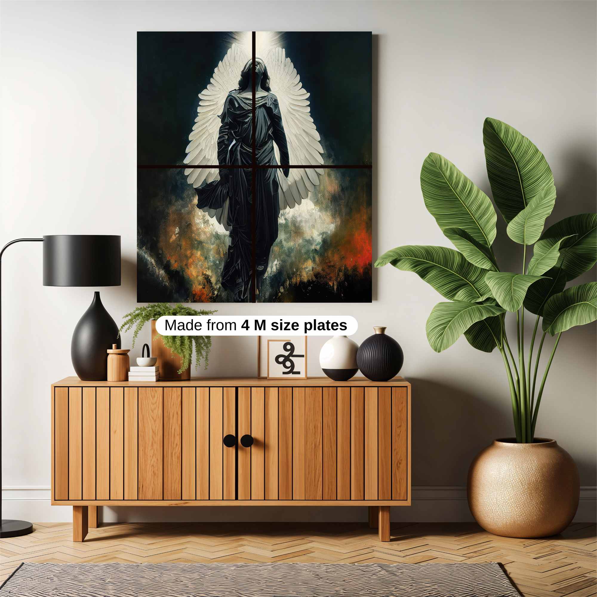 Angel Ascending Safe Wall Magnetic / M