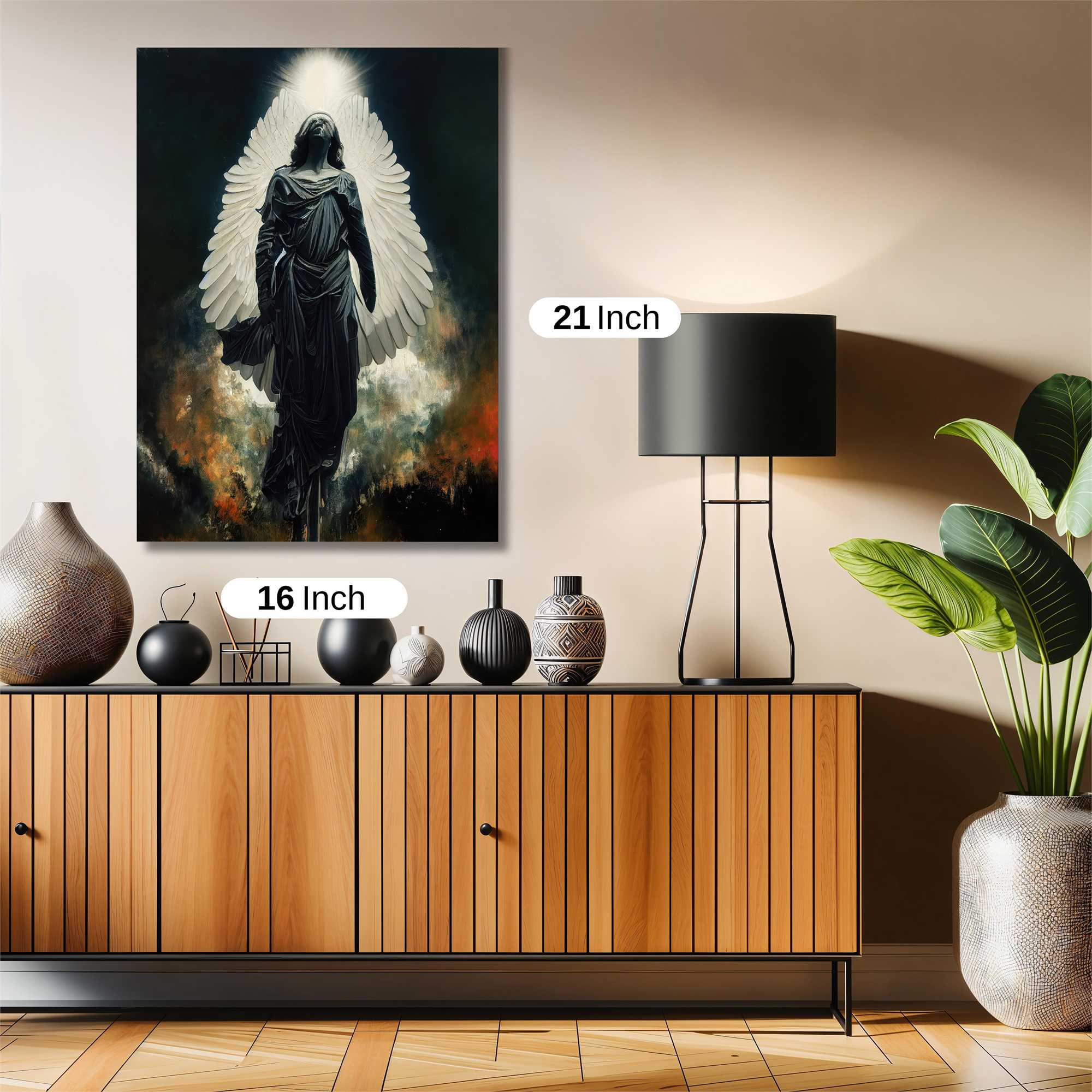 Angel Ascending Safe Wall Magnetic / M