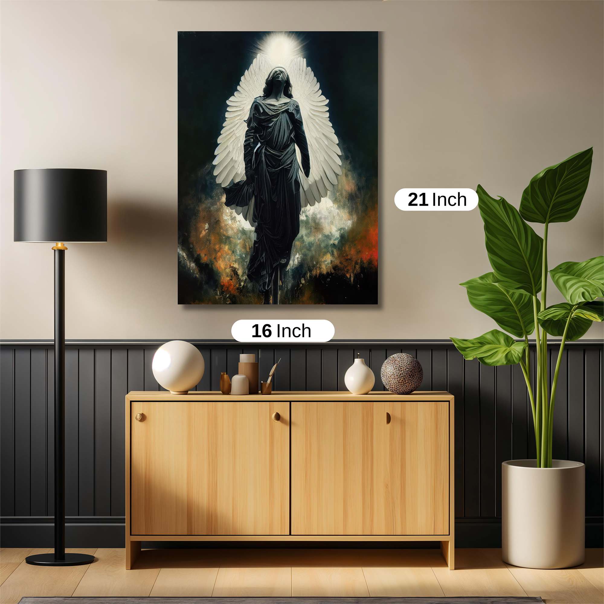 Angel Ascending Safe Wall Magnetic / M