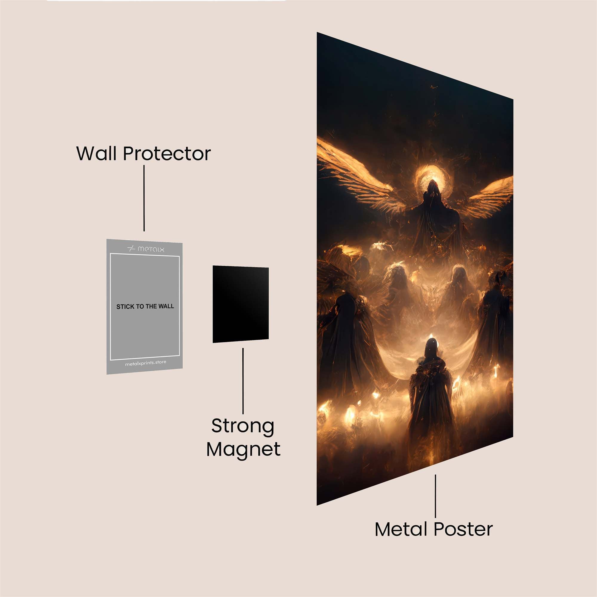 Angels Ascendant Safe Wall Magnetic / M