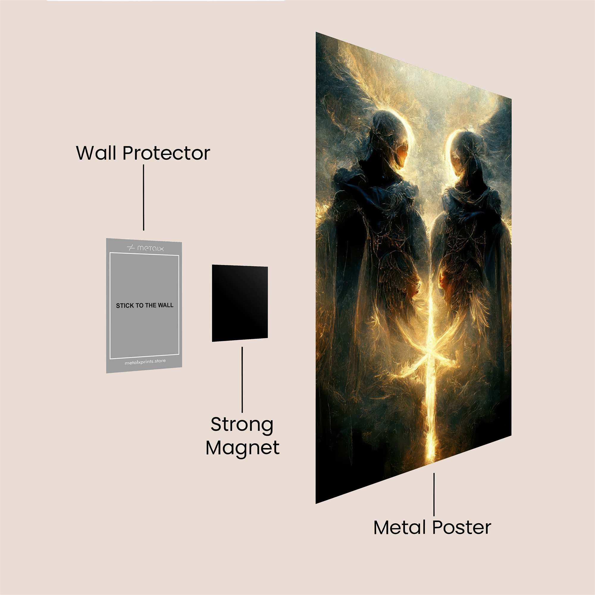 Angels Radiant Safe Wall Magnetic / M