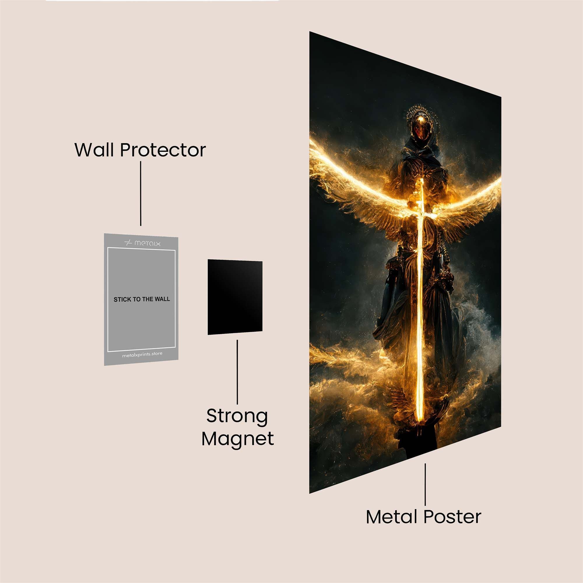 Archangel Radiant Safe Wall Magnetic / M