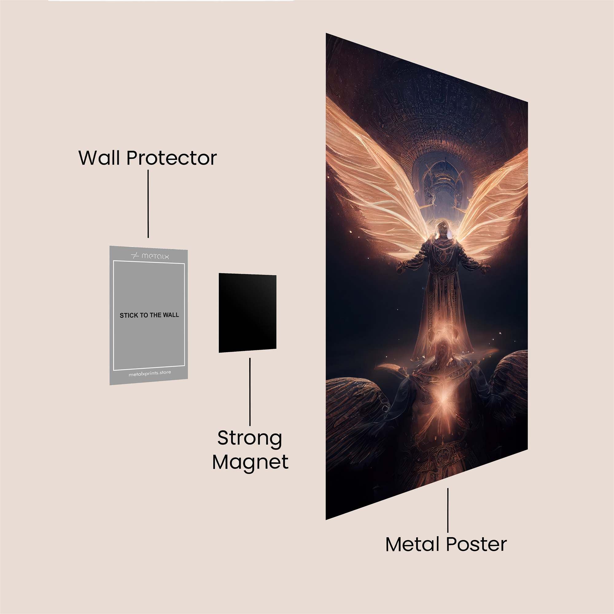 Archangel Radiant Safe Wall Magnetic / M