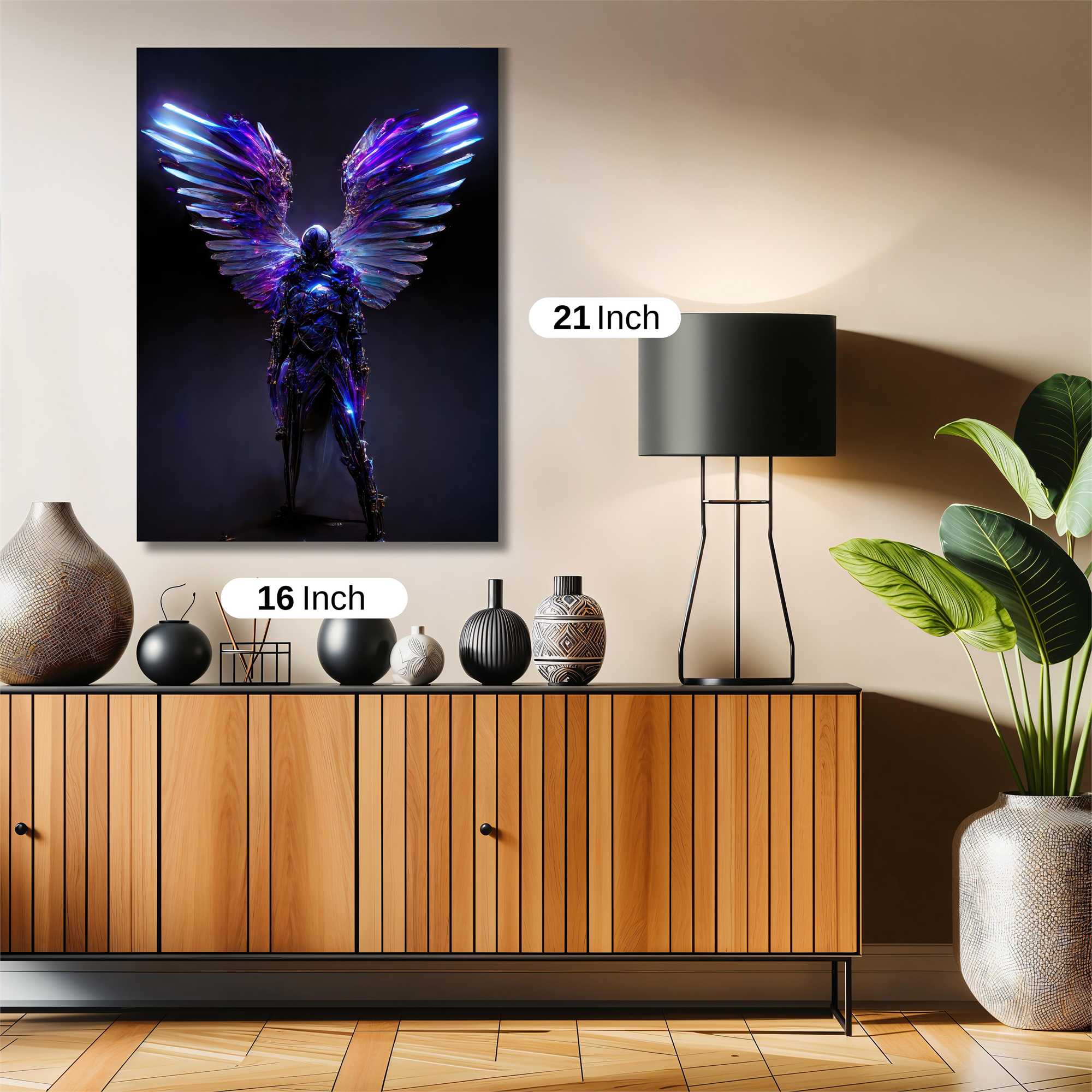 Angelic Sentinel Safe Wall Magnetic / M