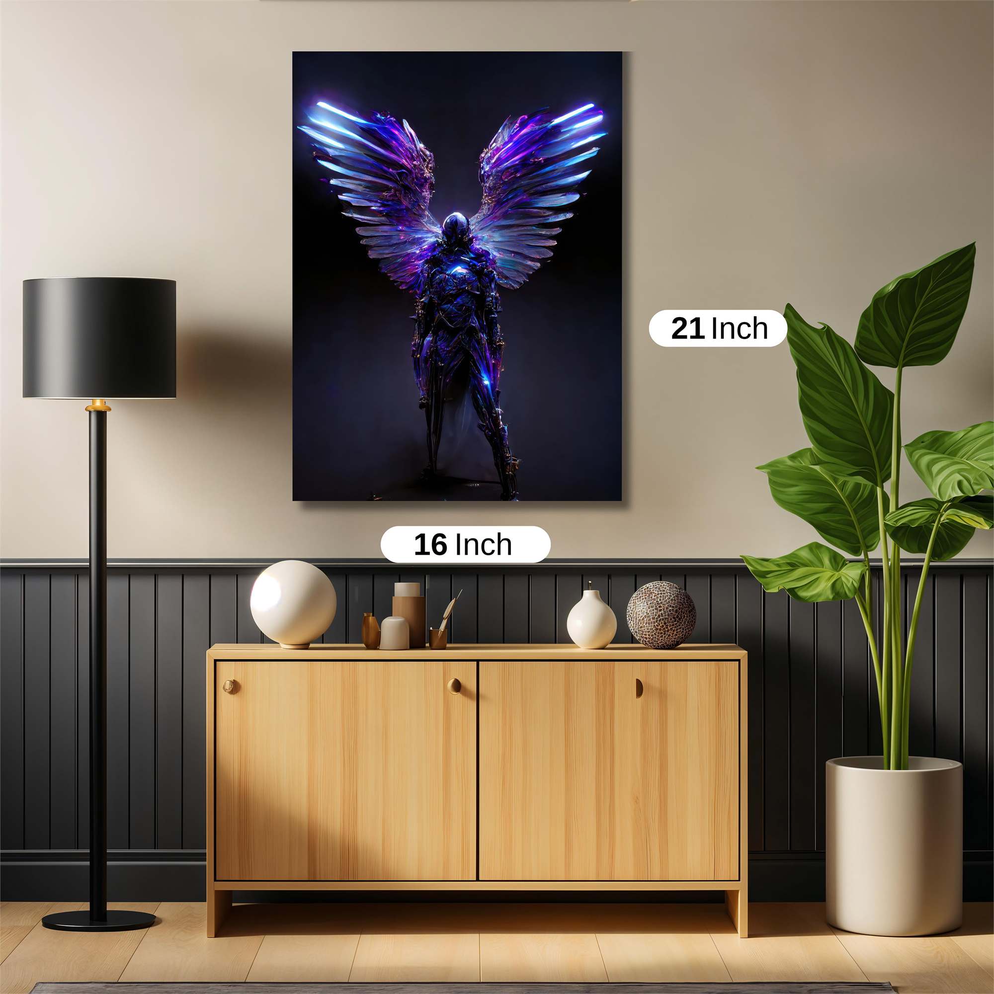 Angelic Sentinel Safe Wall Magnetic / M