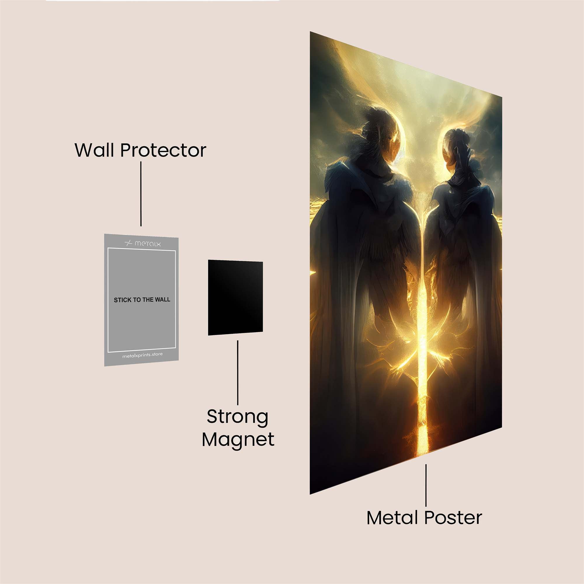 Twin Radiance Safe Wall Magnetic / M