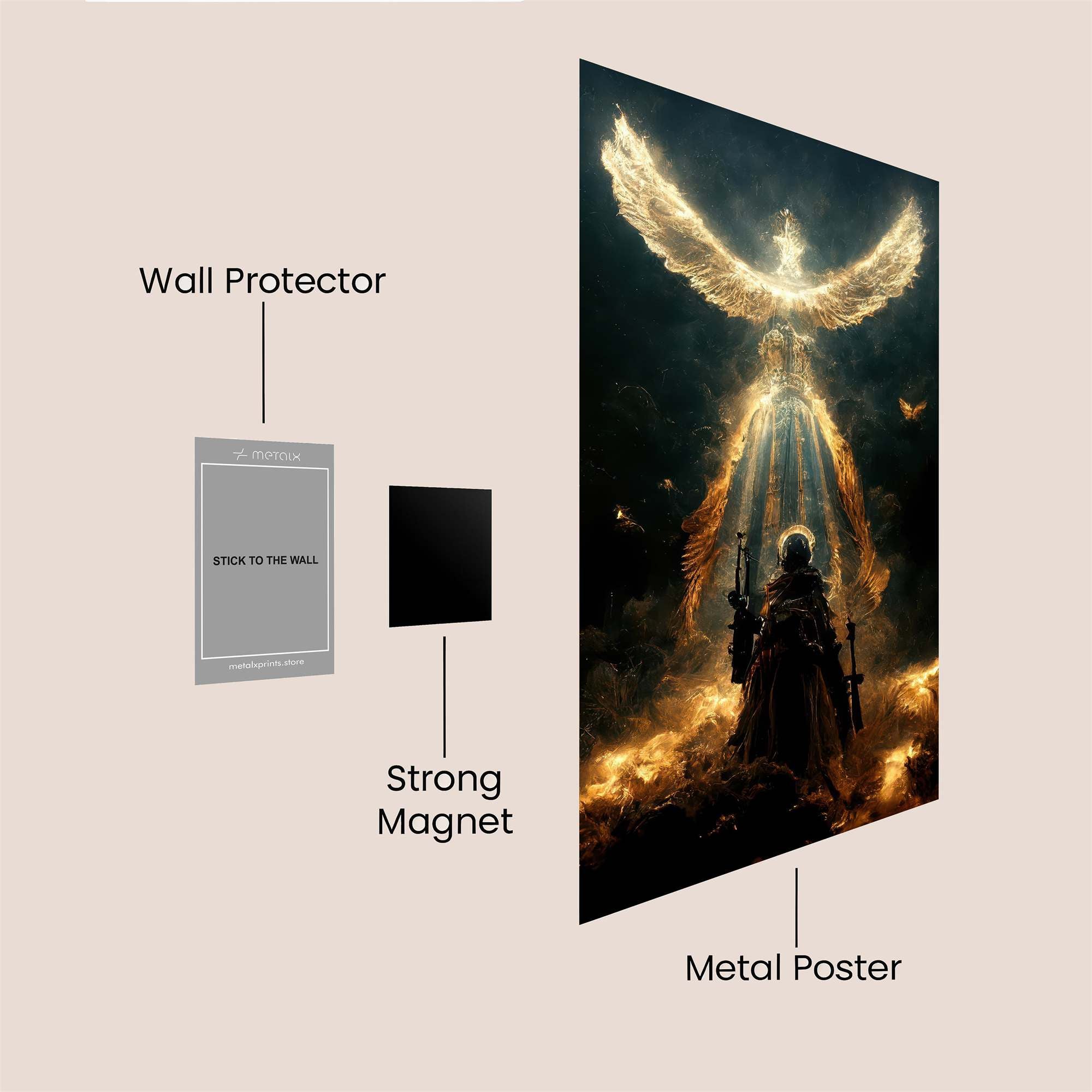 Phoenix Ascension Safe Wall Magnetic / M
