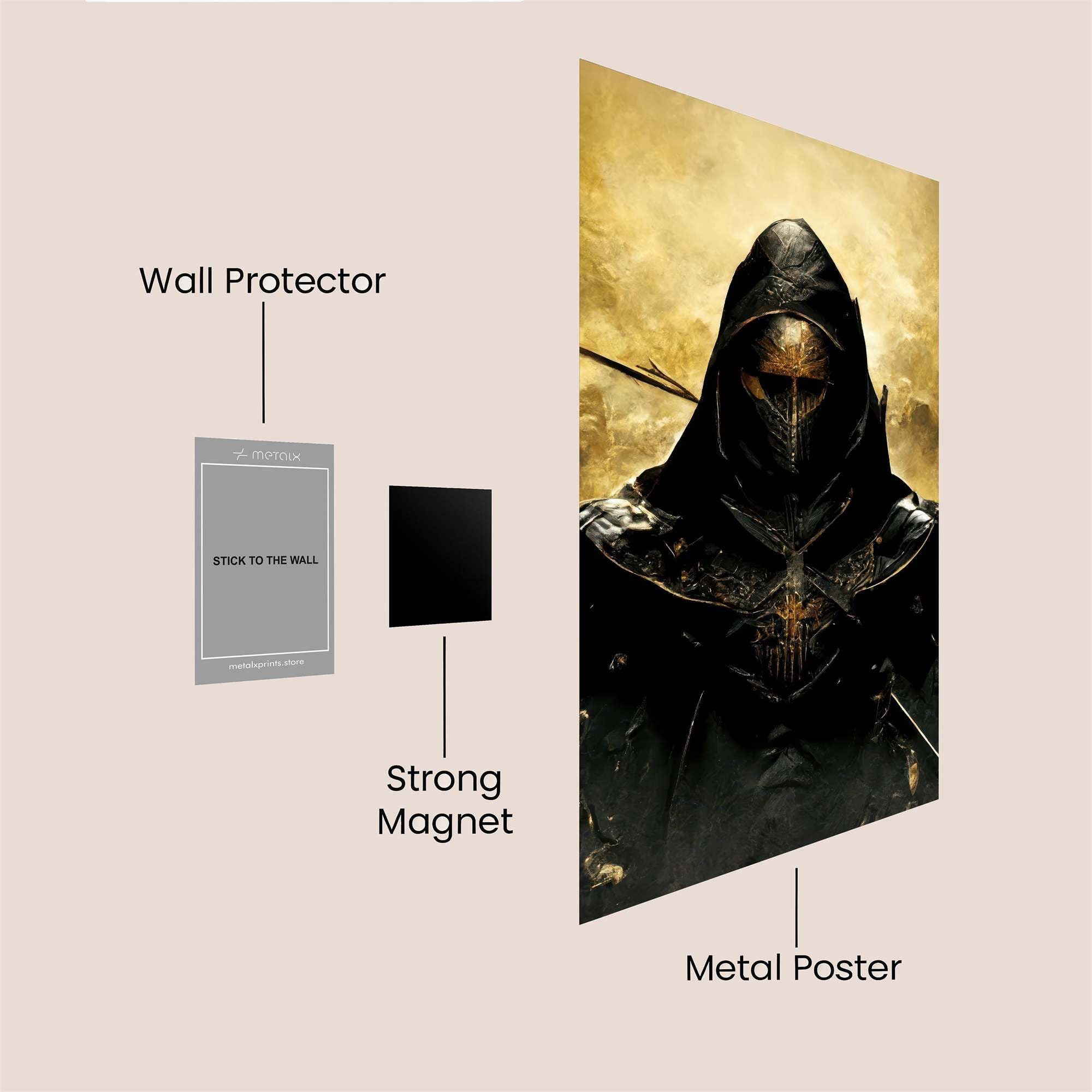 Assassin's Wrath Safe Wall Magnetic / M