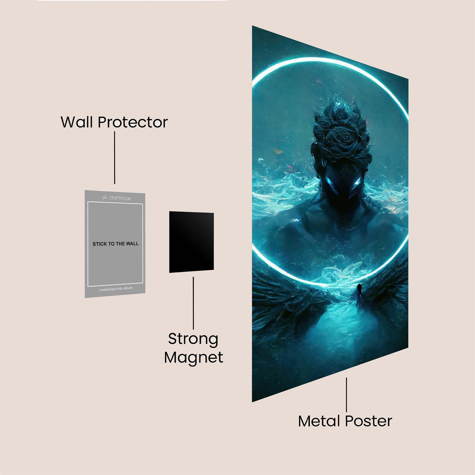 Godly Serenity Safe Wall Magnetic / M