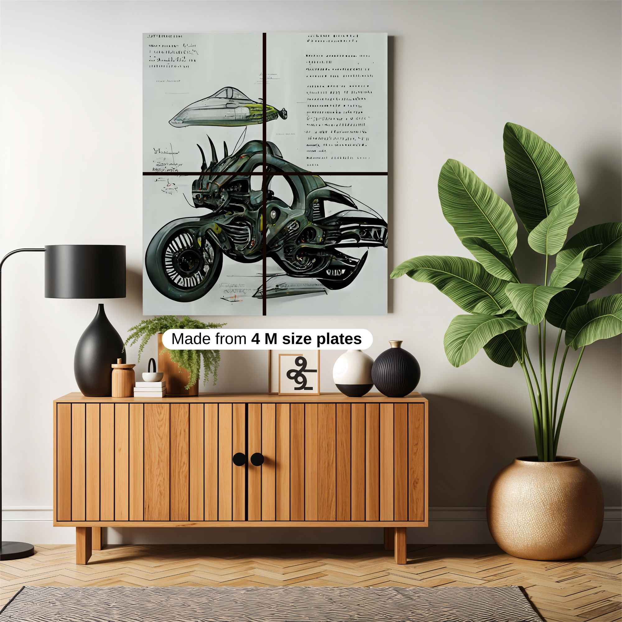 Alien Rider Safe Wall Magnetic / M