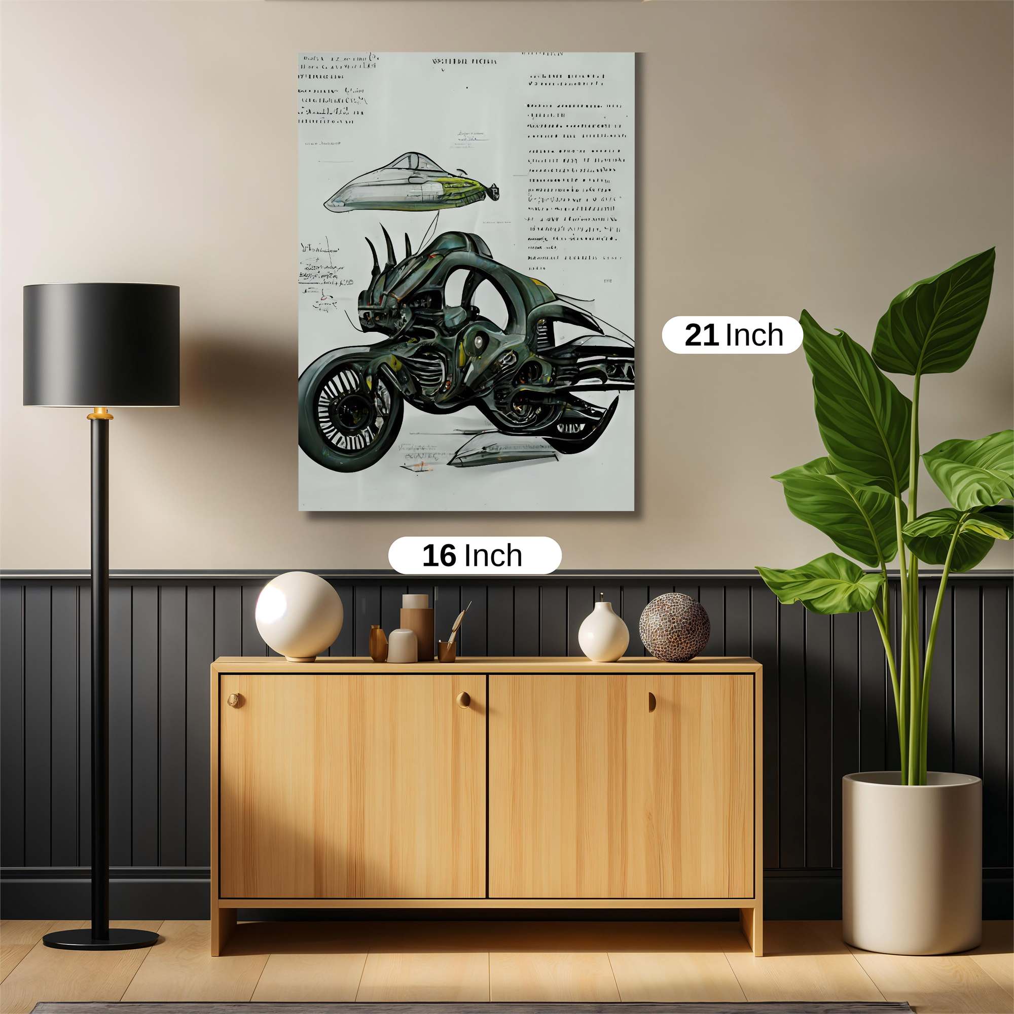 Alien Rider Safe Wall Magnetic / M