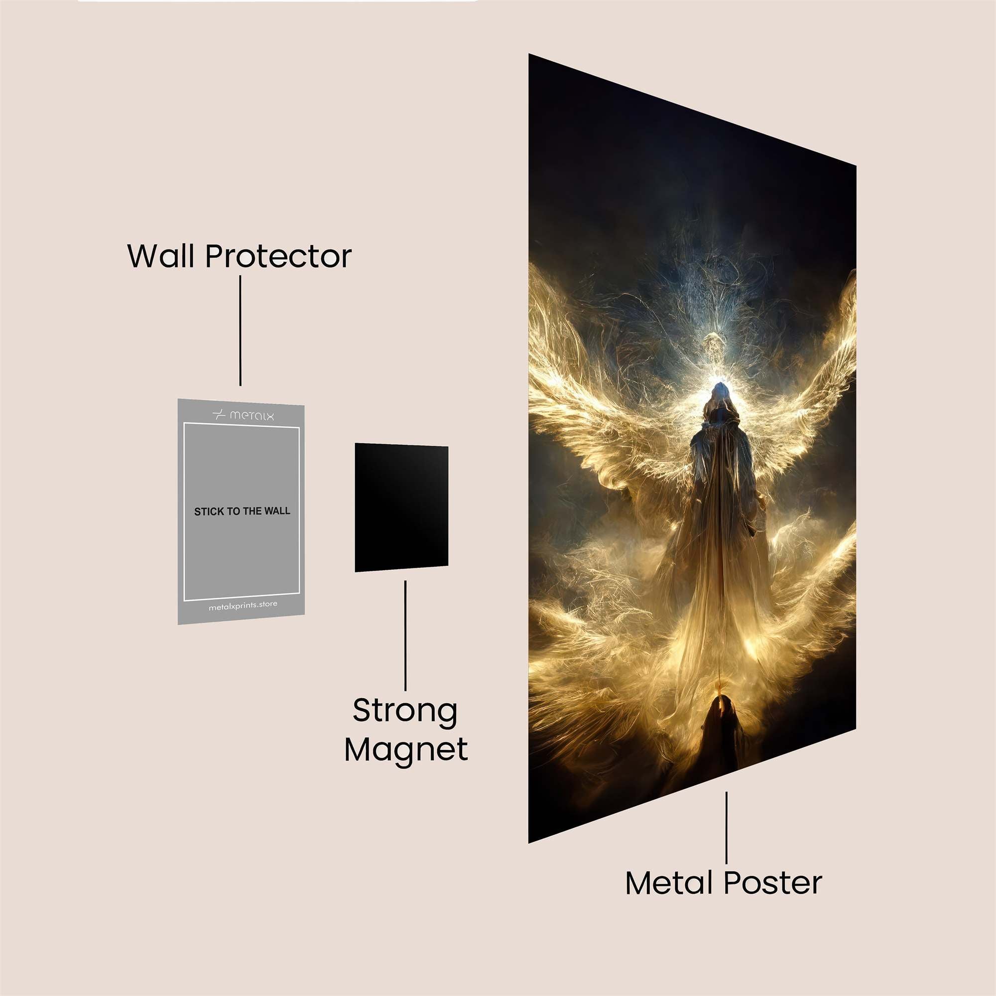 Seraphic Radiance Safe Wall Magnetic / M