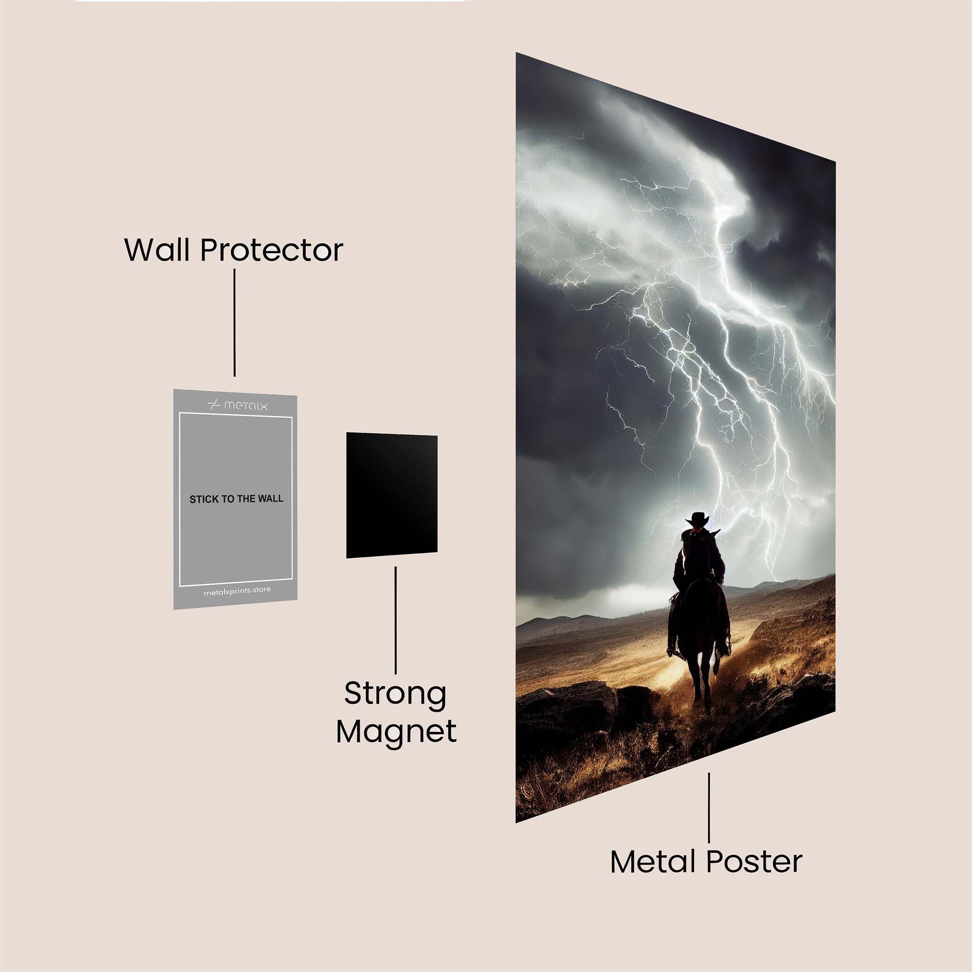 Cowboy Tempest Safe Wall Magnetic / M