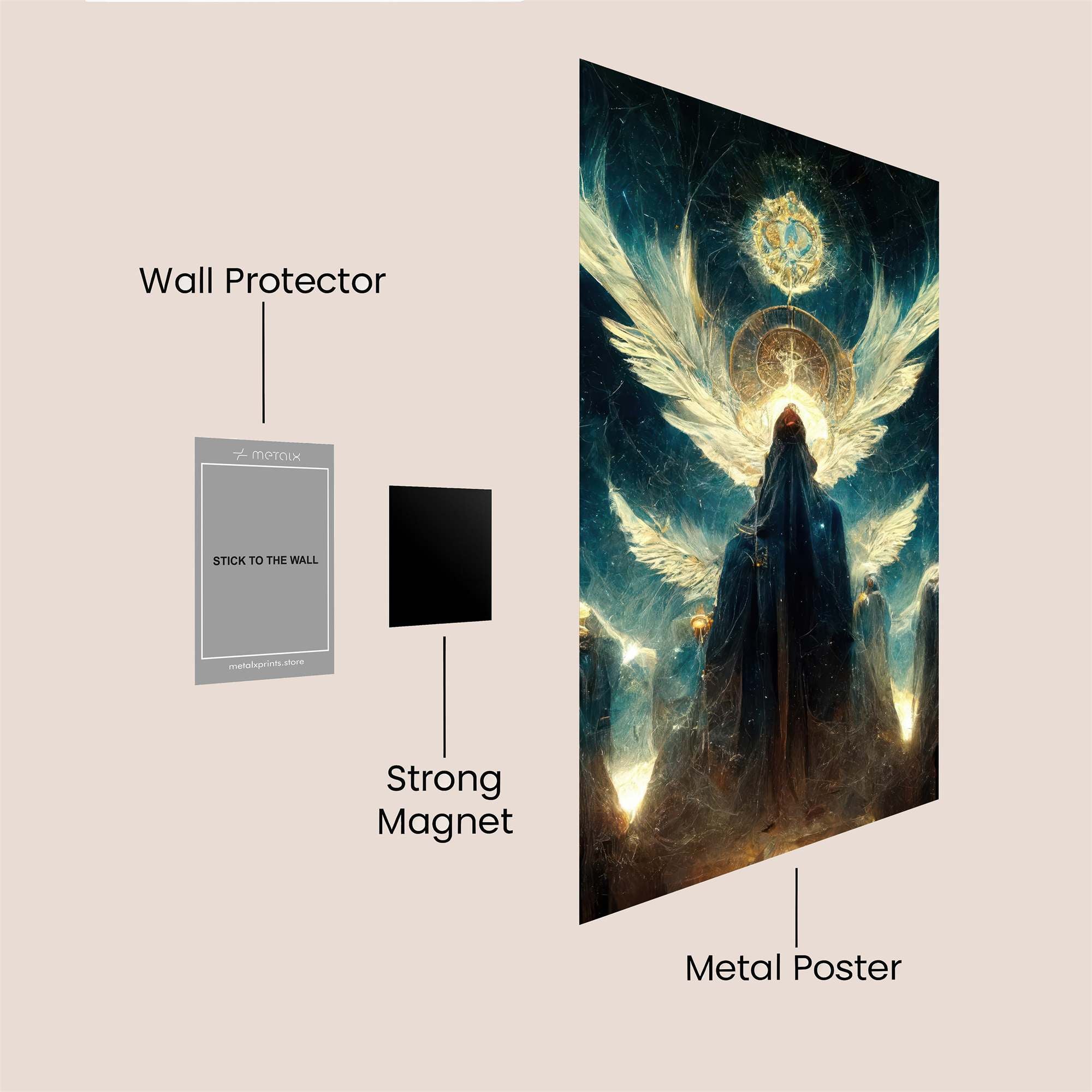 Angel Ascension Safe Wall Magnetic / M