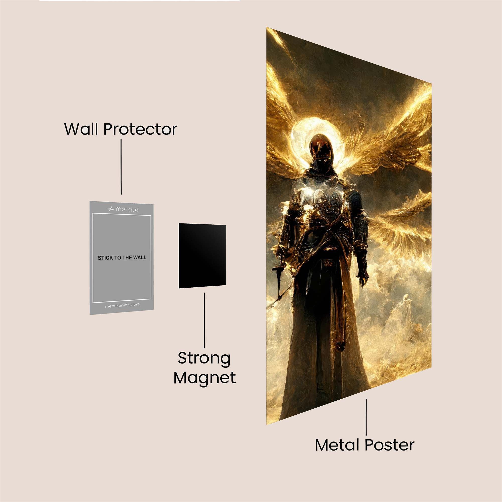 Angel Radiance Safe Wall Magnetic / M