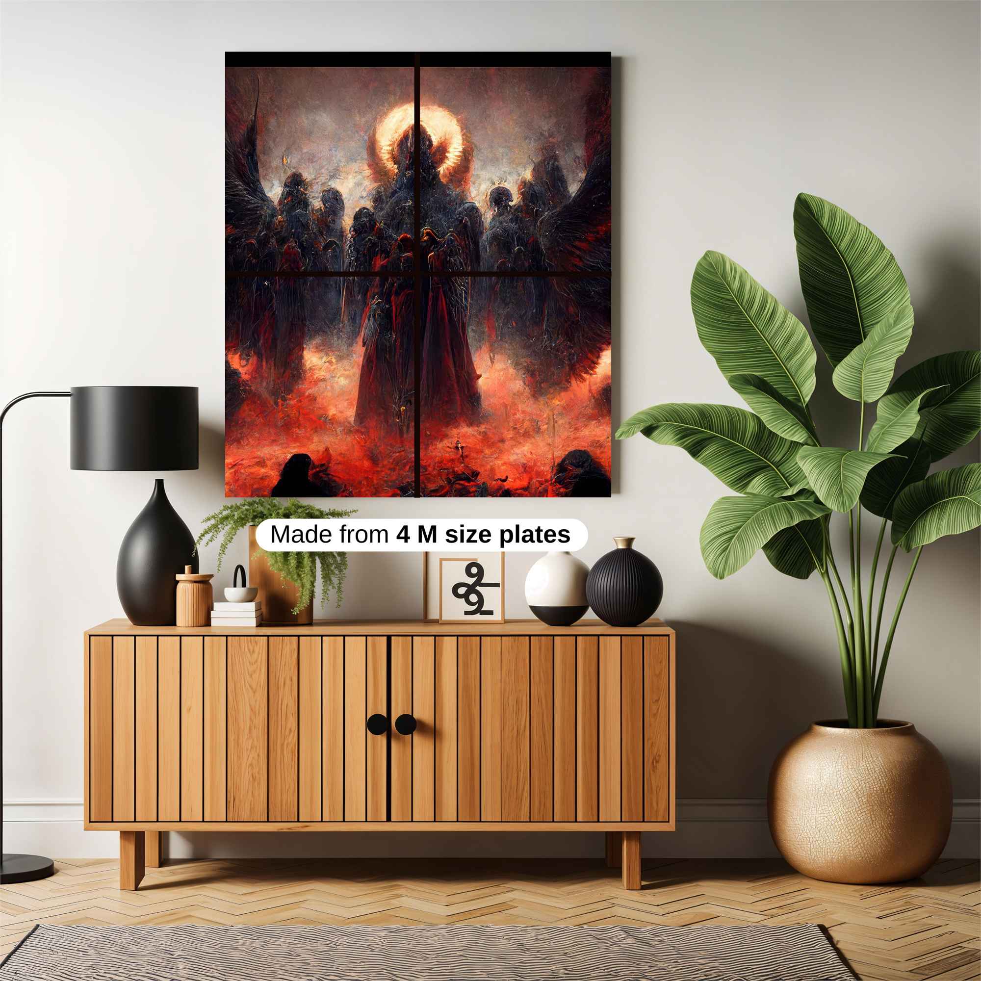 Lucifer's Descent Safe Wall Magnetic / M