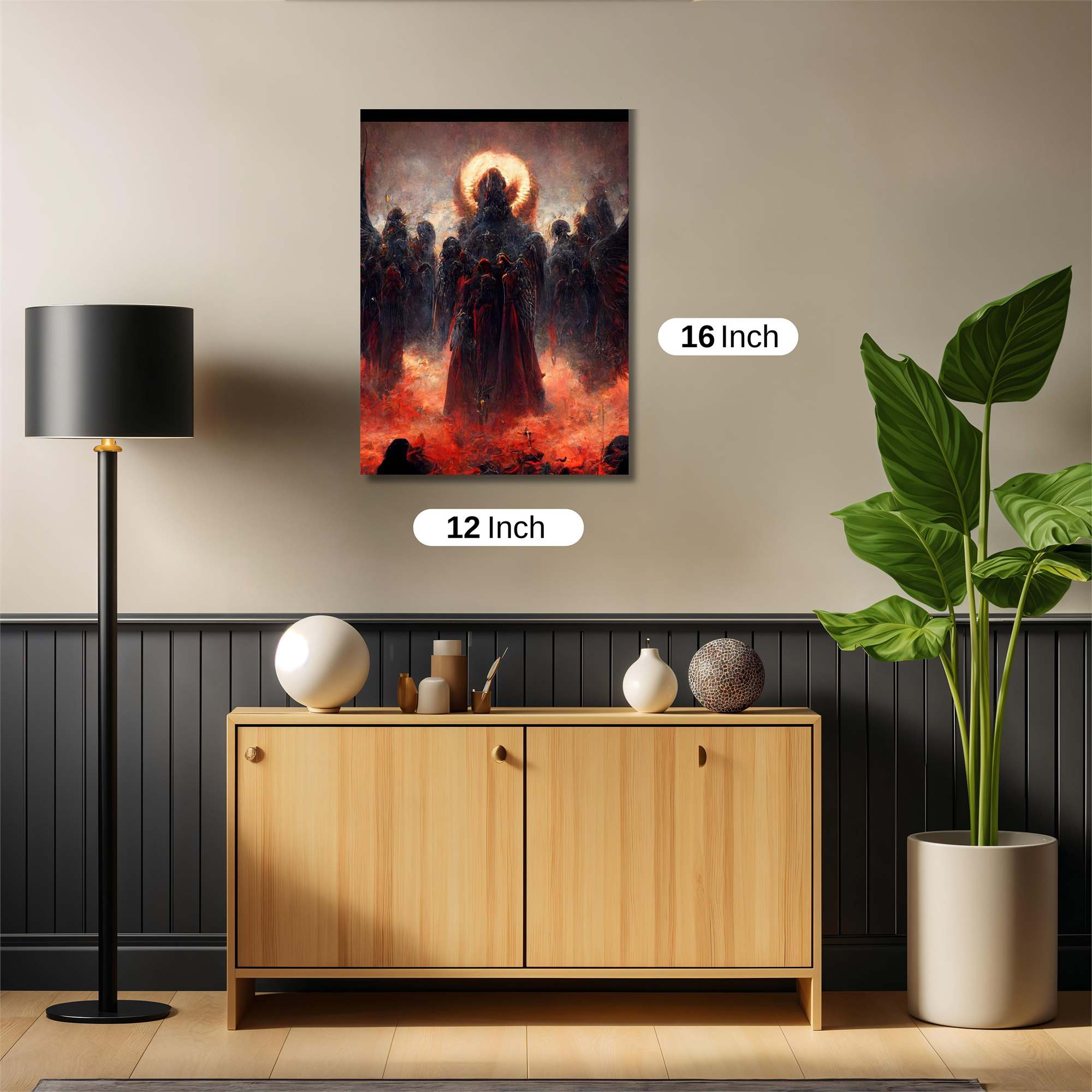 Lucifer's Descent Safe Wall Magnetic / M